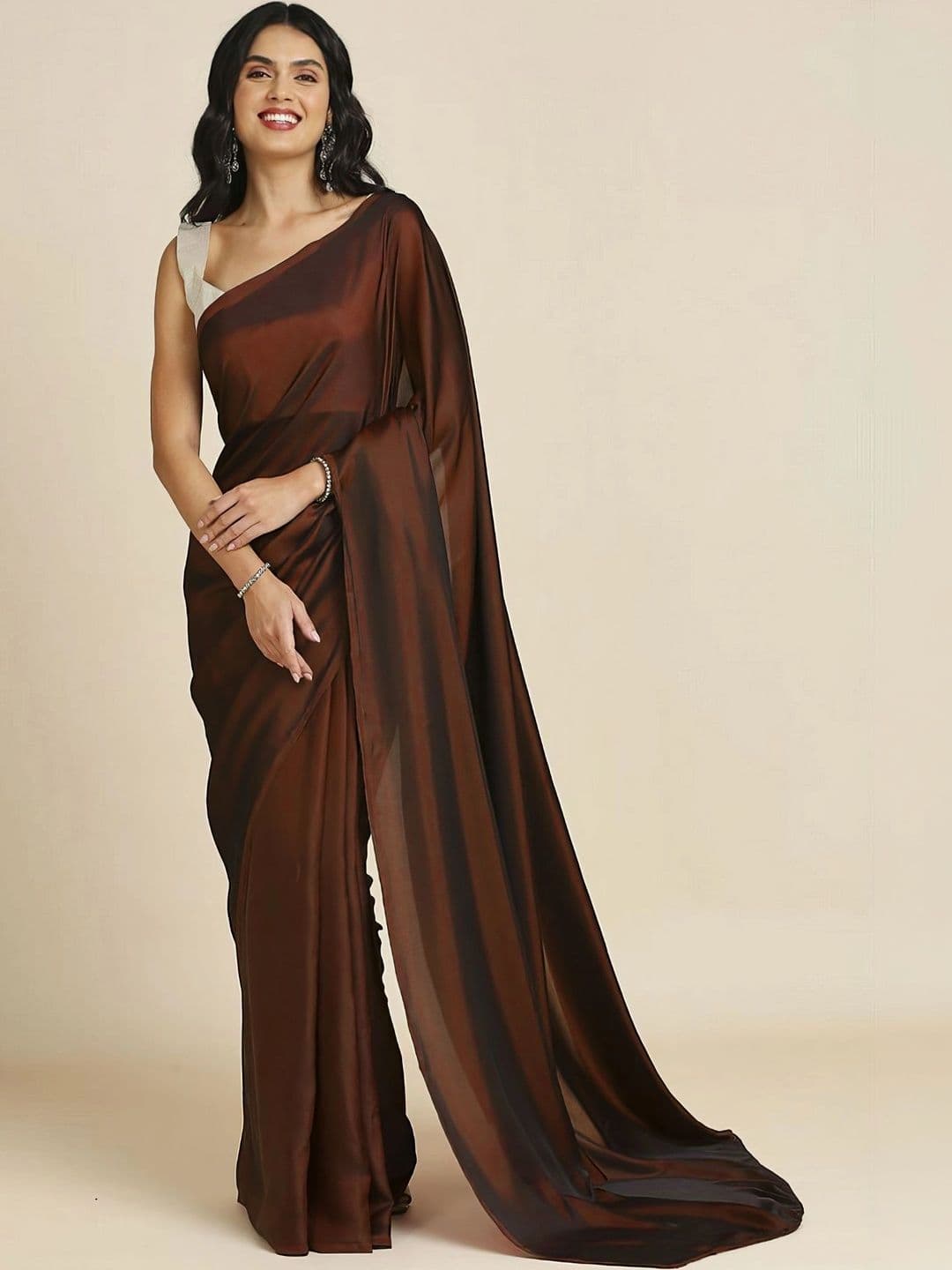 Durga Enterprises Colourblocked Saree - view 1