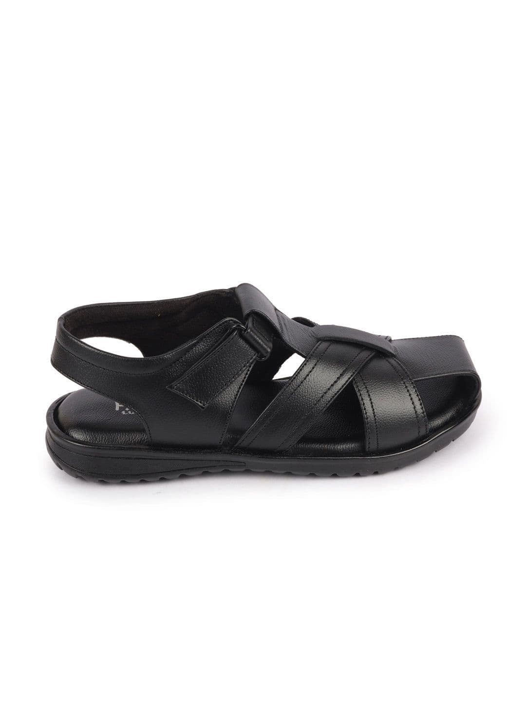 FAUSTO Men Leather Fisherman Sandals thumbnail 5