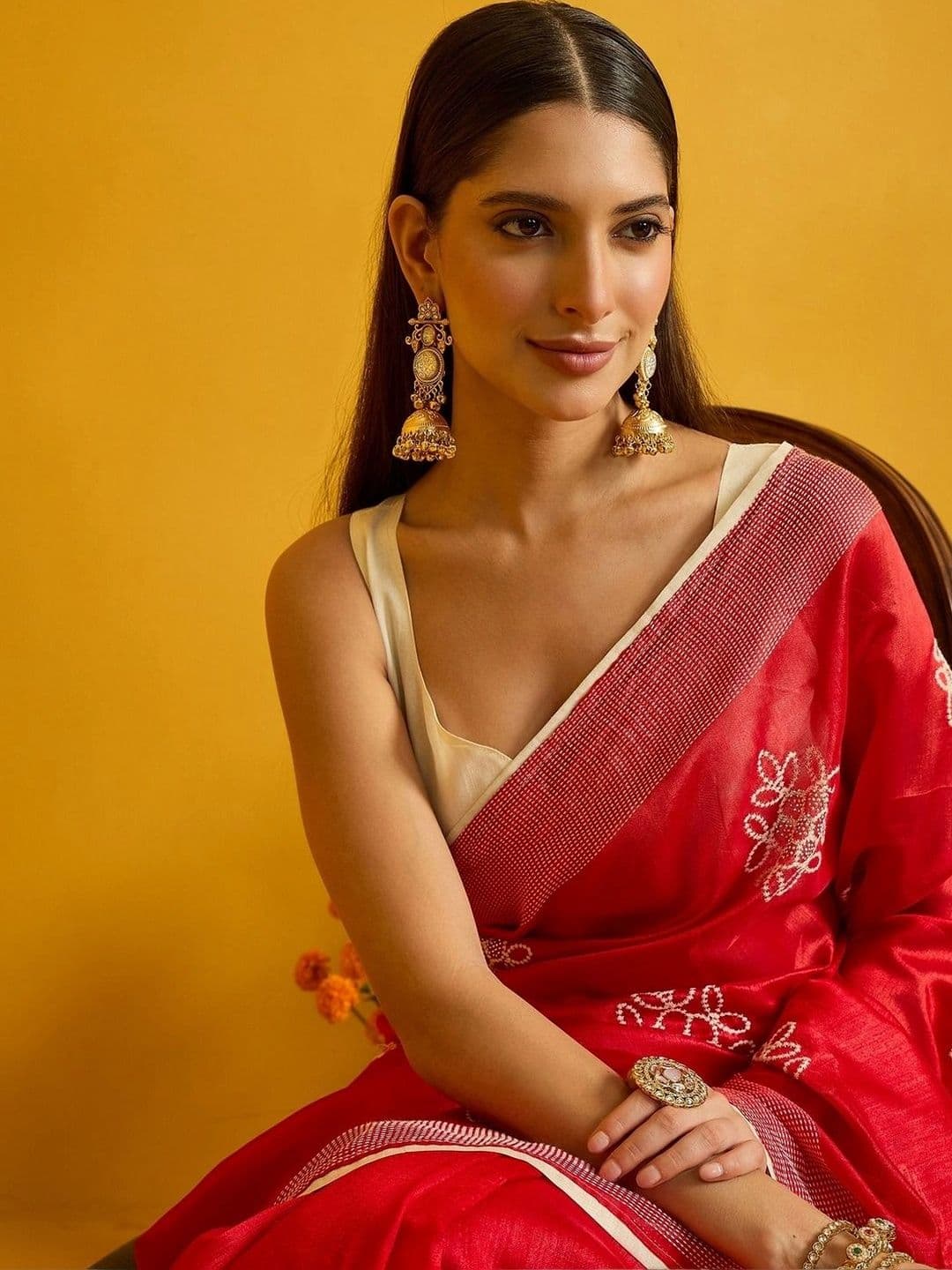 Saree mall Embellished Embroidered Designer Sarees thumbnail 4