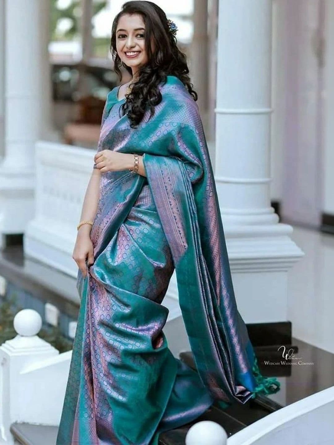 revika Woven Design Zari Art Silk Designer Kanjeevaram Saree thumbnail 7