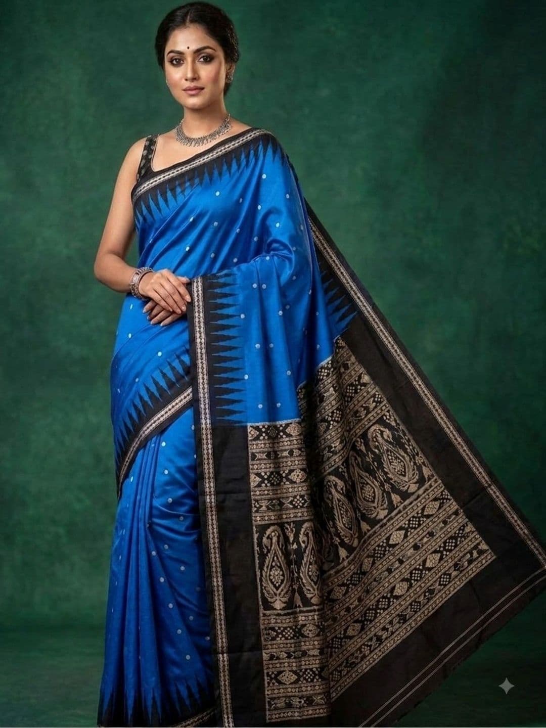 SHOPSILK Woven Design Zari Art Silk Sambalpuri Saree - view 1
