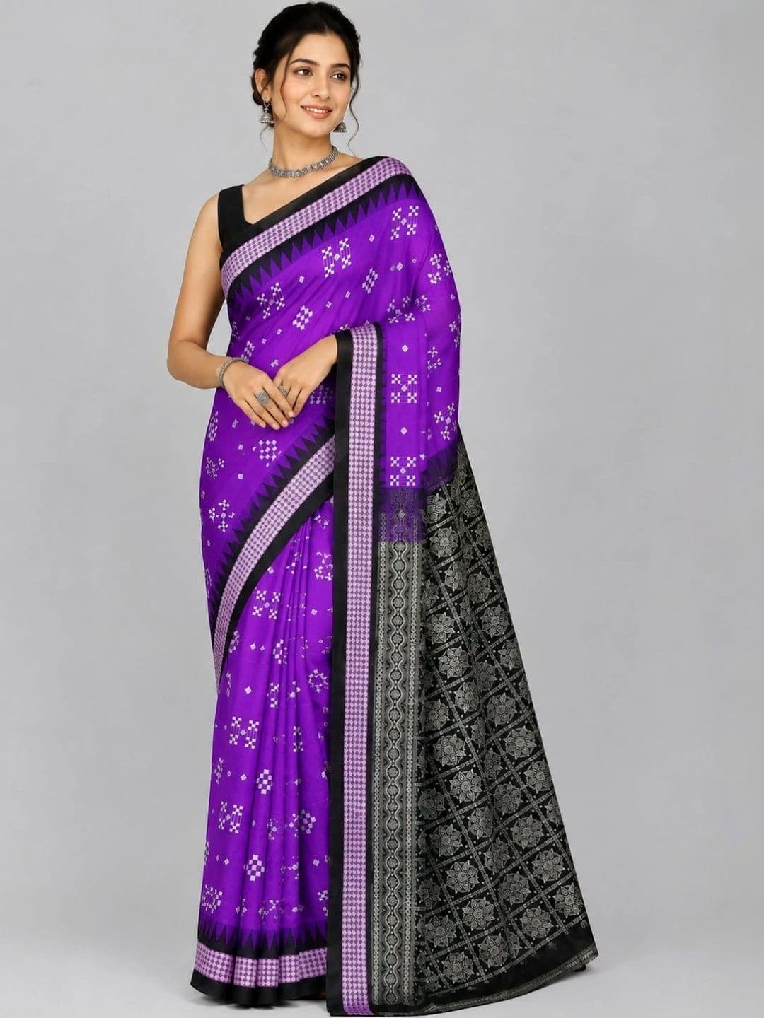 SHOPSILK Woven Design Zari Art Silk Sambalpuri Saree - view 1
