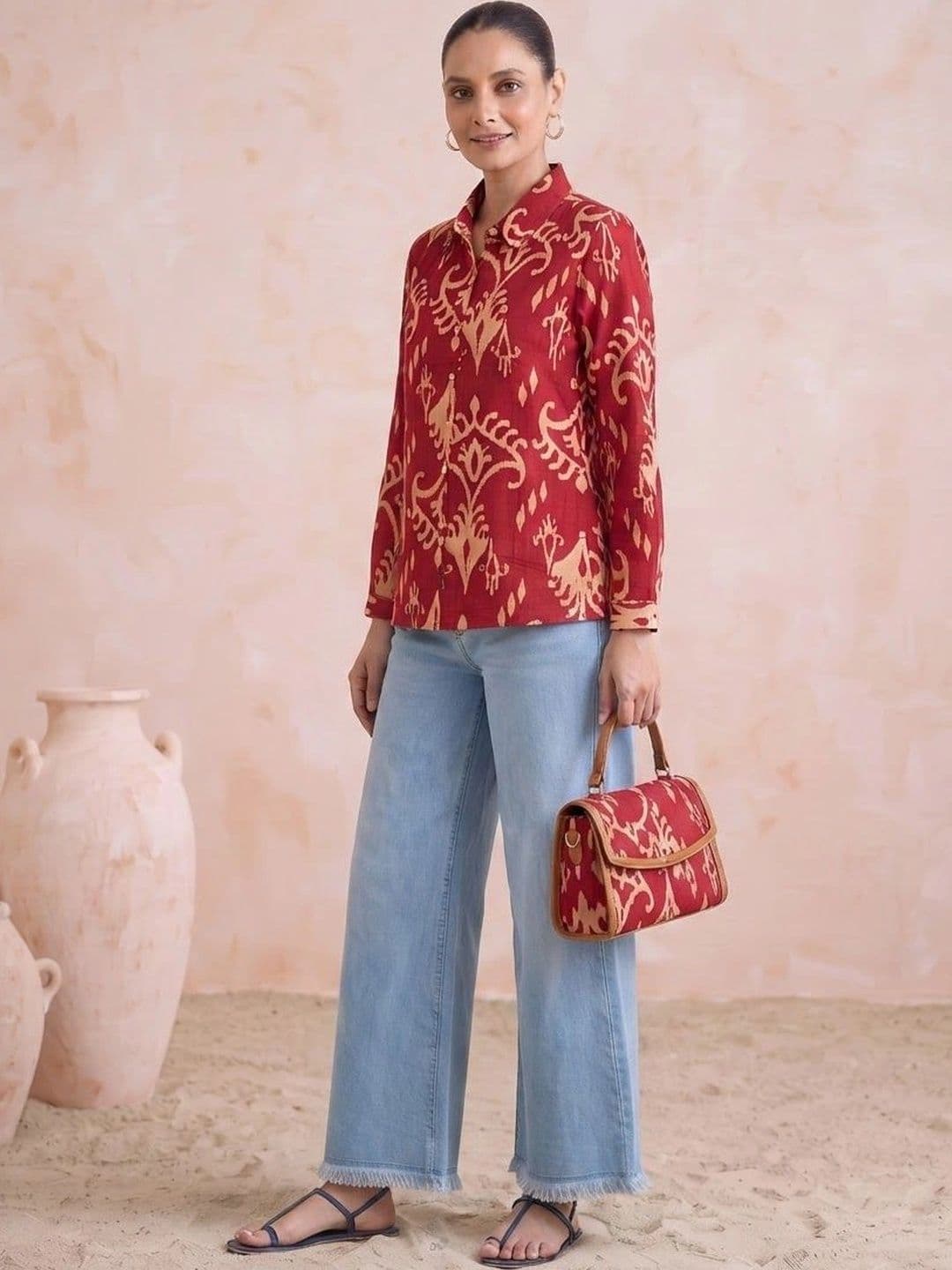 COTTON CULTURE Women Ethnic Motifs Printed Kurta thumbnail 2