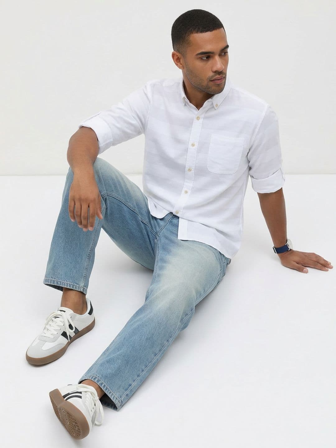 Roadster Life Co. Premium Textured Shirt thumbnail 5