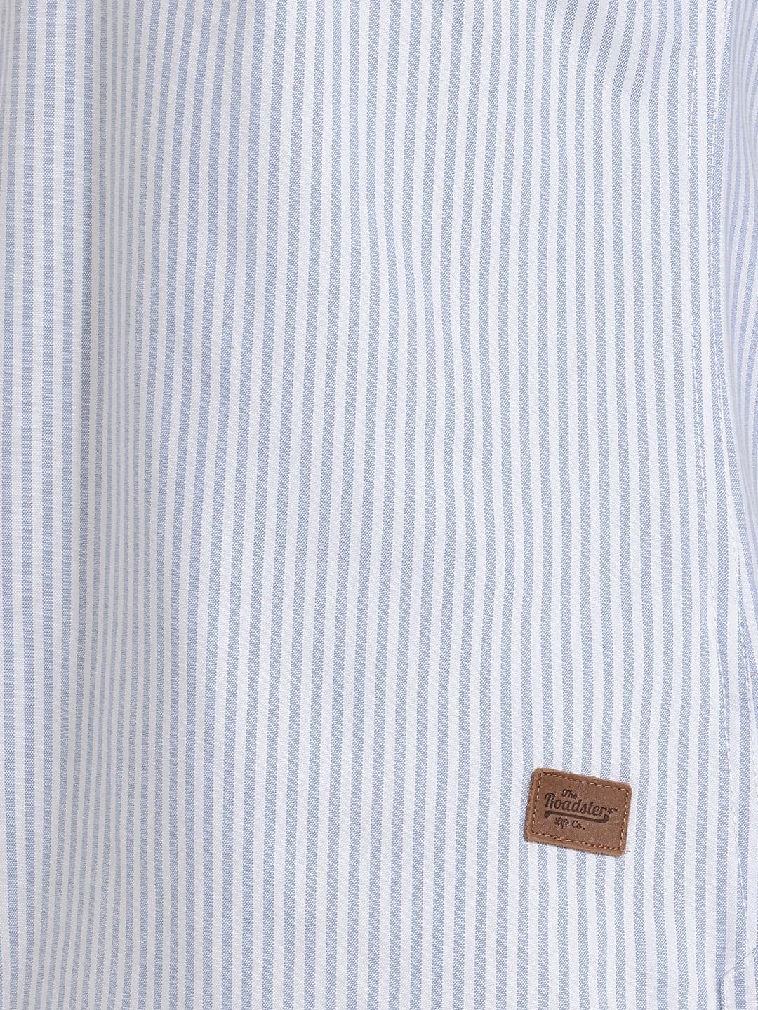 Roadster Life Co. Soft Touch Striped Casual Shirt thumbnail 4