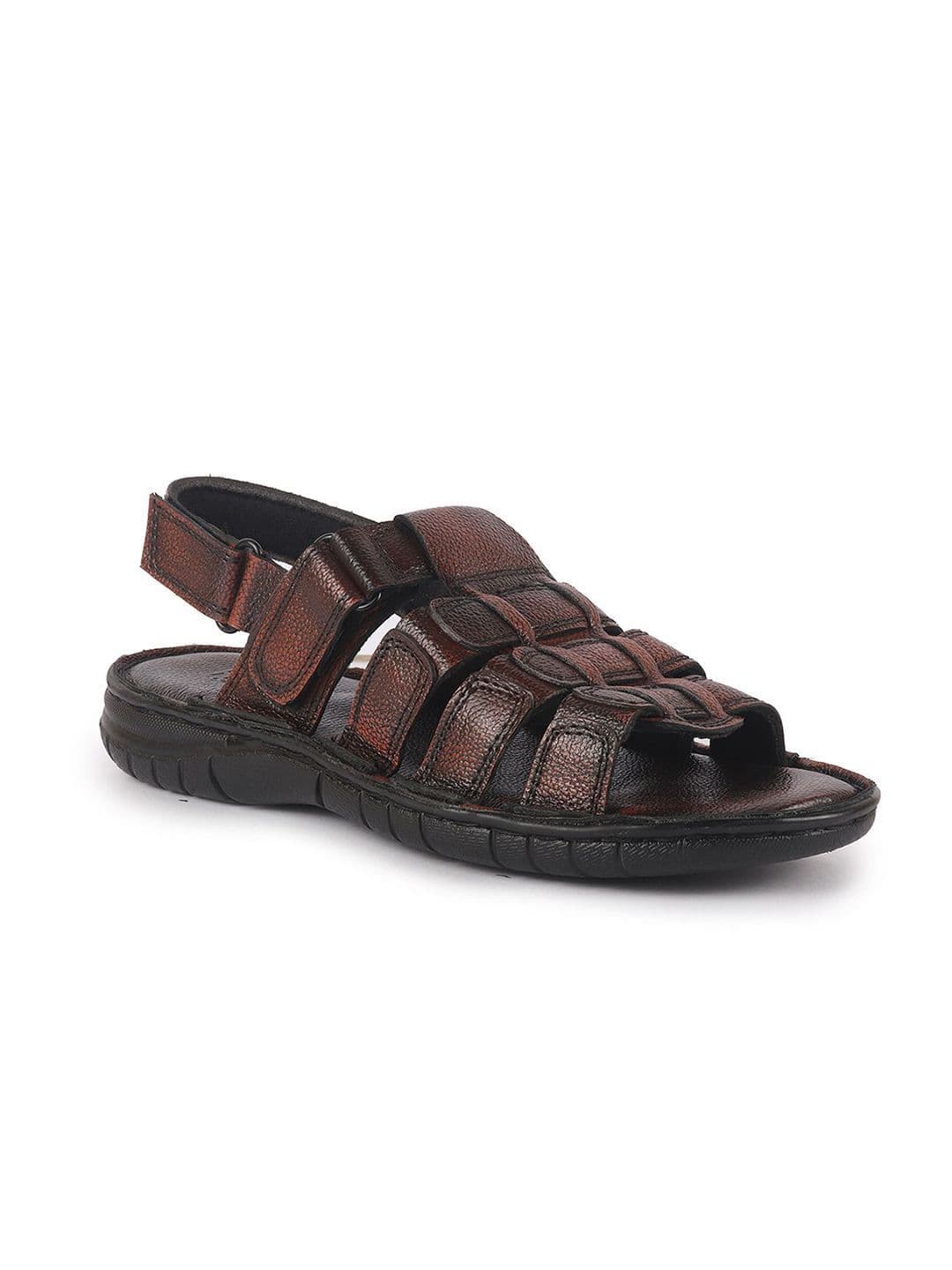FAUSTO Men Leather Comfort Sandals thumbnail 5