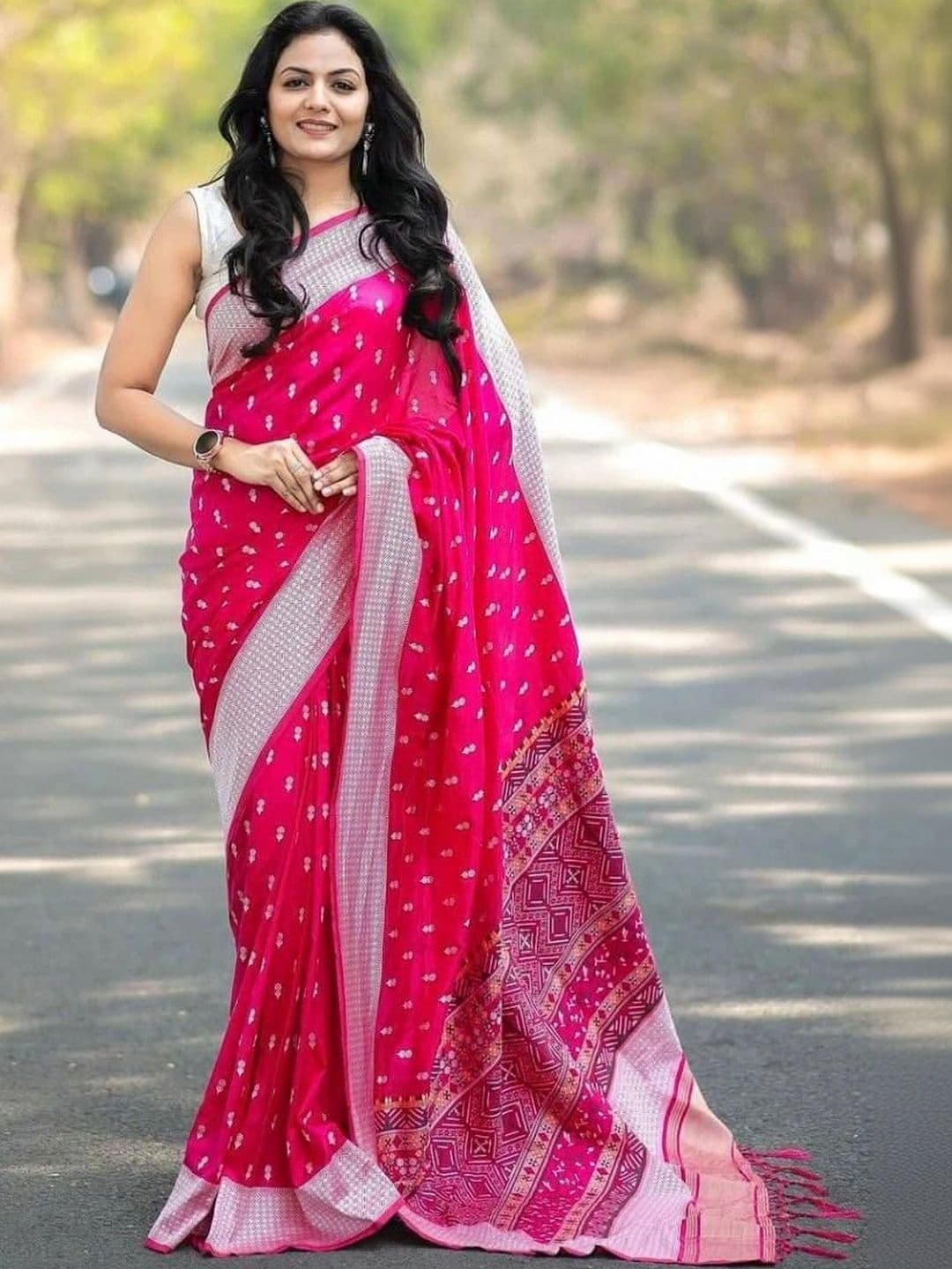 revika Woven Design Zari Art Silk Designer Kanjeevaram Saree - view 1