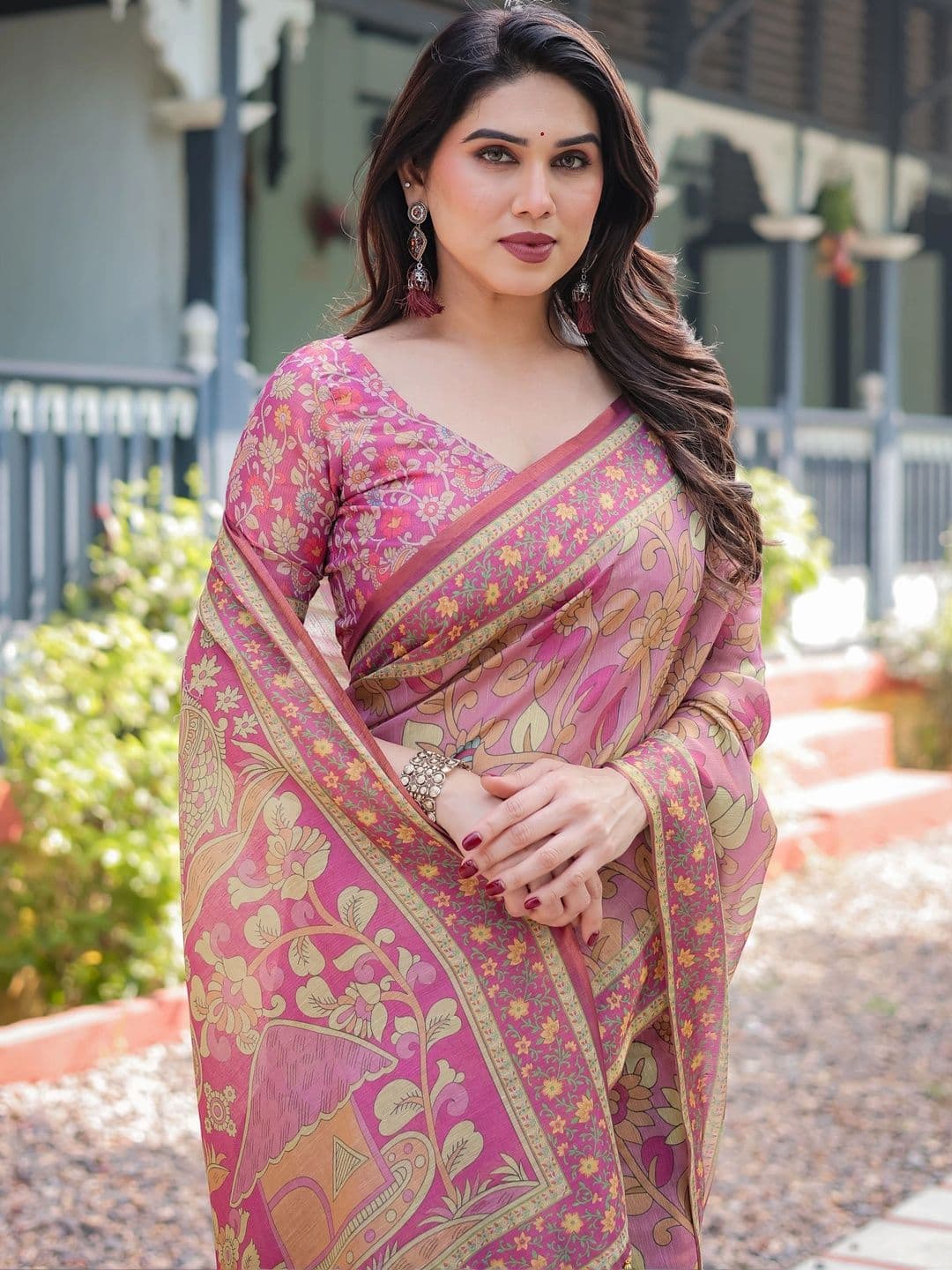 Suha Art Silk Saree thumbnail 3