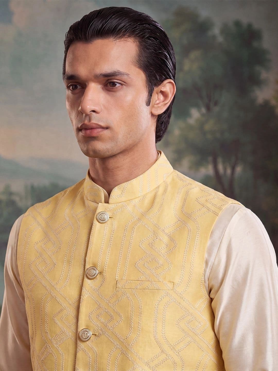 House of Pataudi Jacquard Woven Design Koti thumbnail 4