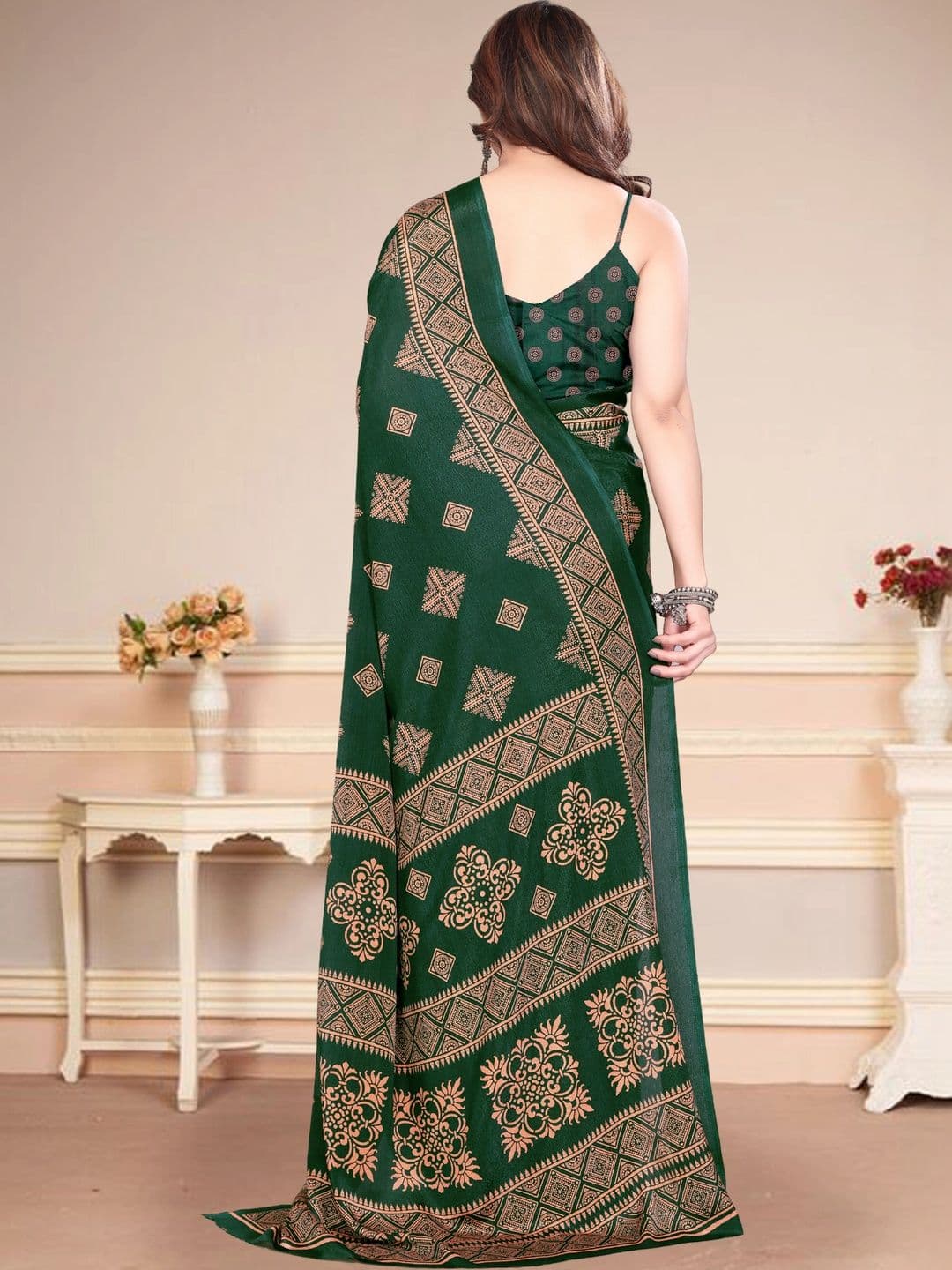 Owee Pure Chiffon Designer Saree thumbnail 2