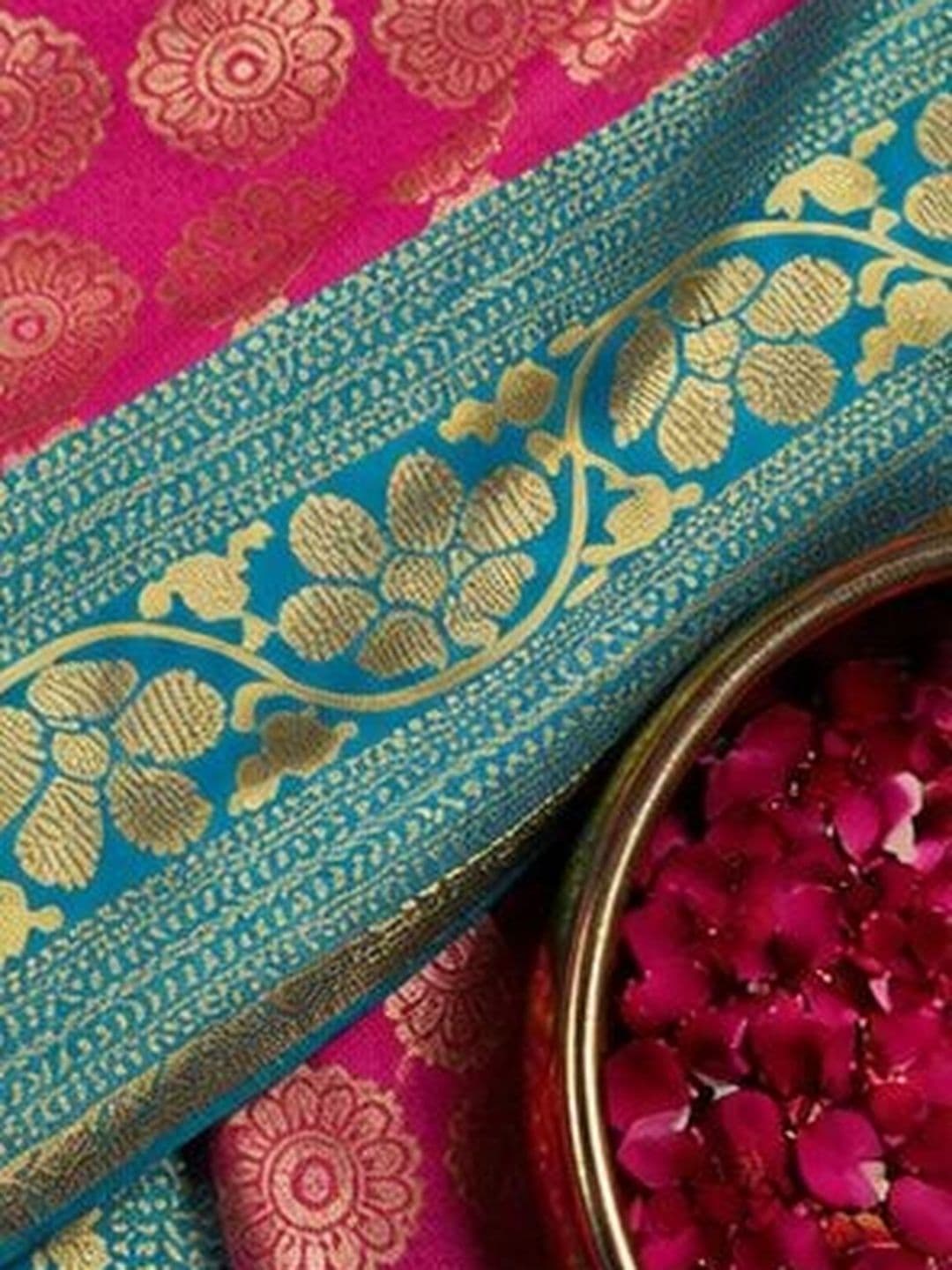revika Woven Design Zari Art Silk Designer Kanjeevaram Saree thumbnail 2