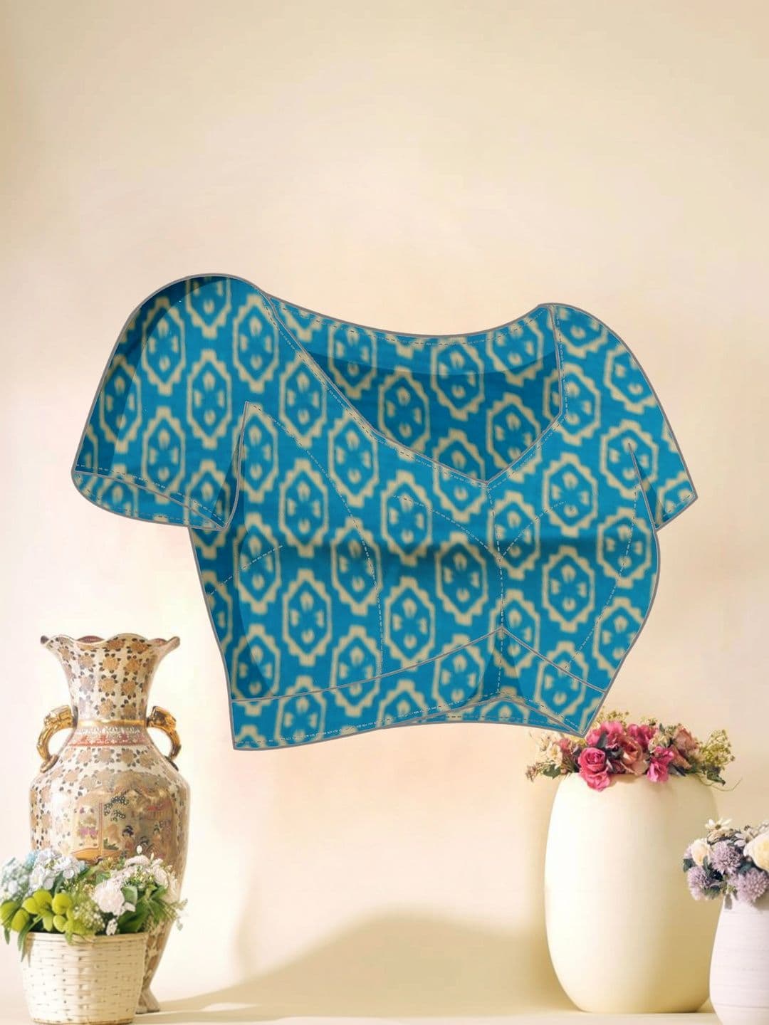 Owee Floral Pure Chiffon Designer Saree thumbnail 4