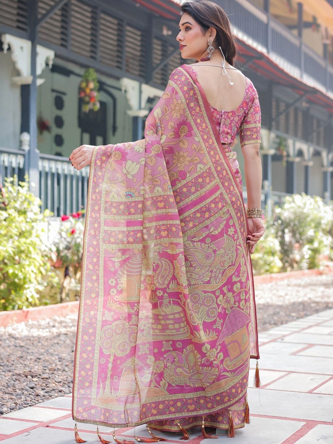 Suha Art Silk Saree thumbnail 4