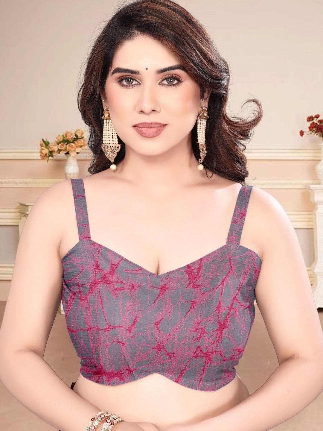 Owee Pure Chiffon Designer Saree thumbnail 5