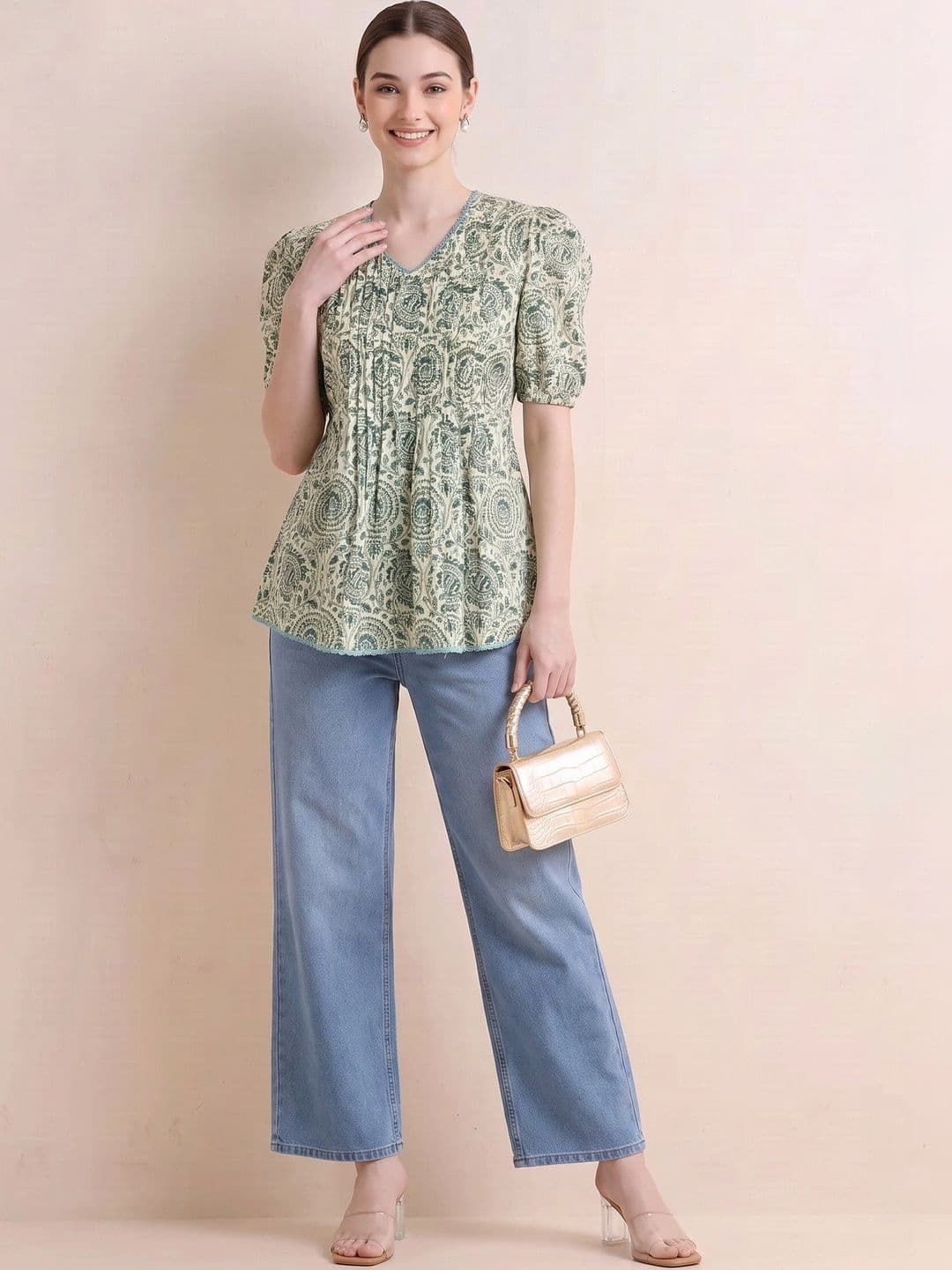 COTTON CULTURE Women Ethnic Motifs Printed Kurta - view 1