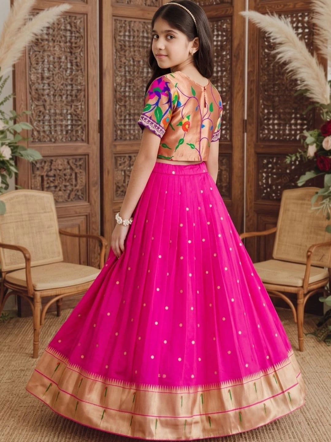 Sangria Girls Ready to Wear Lehenga & thumbnail 4