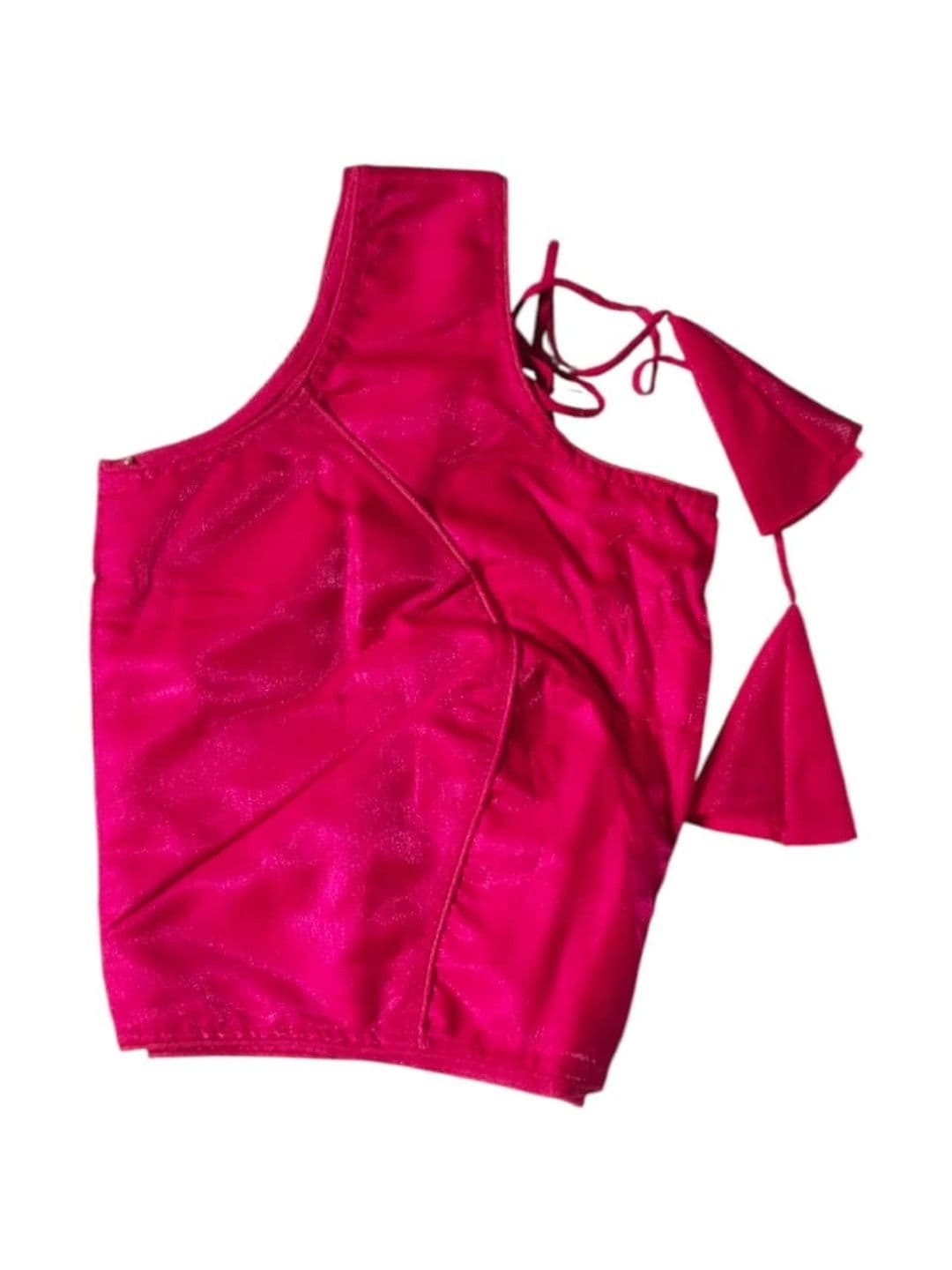 SHILPANJALI Dupion Solid Saree Blouse thumbnail 4