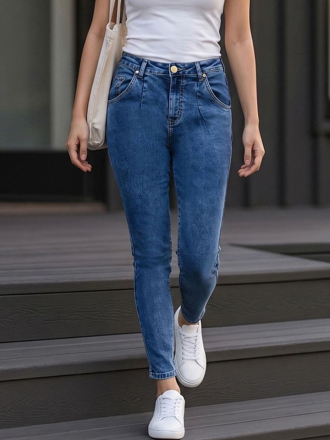 Style Quotient Women Classic High-Rise Light Fade Stretchable Jeans - view 1