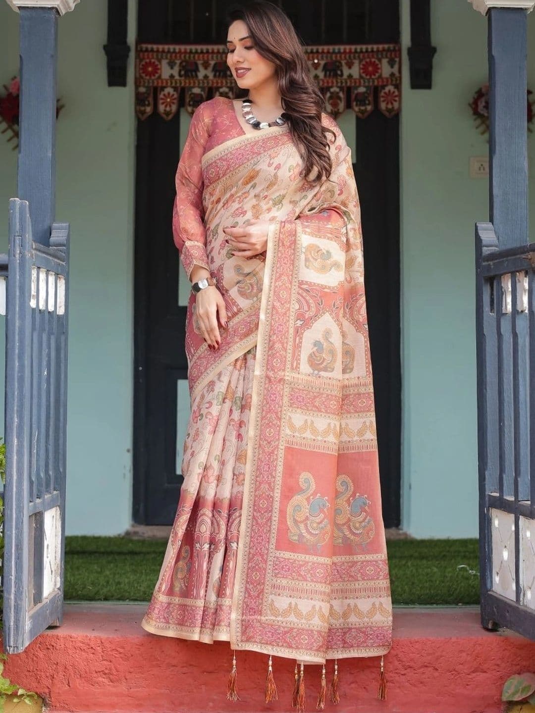 Suha Art Silk Saree thumbnail 5