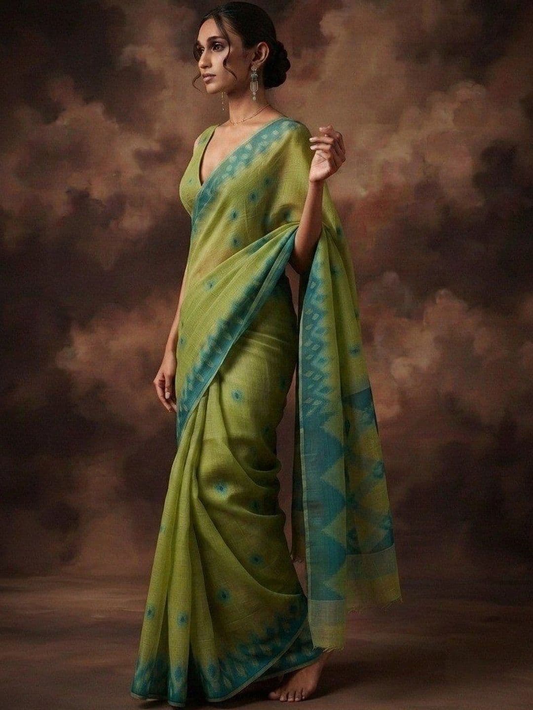 Moda Rapido Chanderi Saree thumbnail 6
