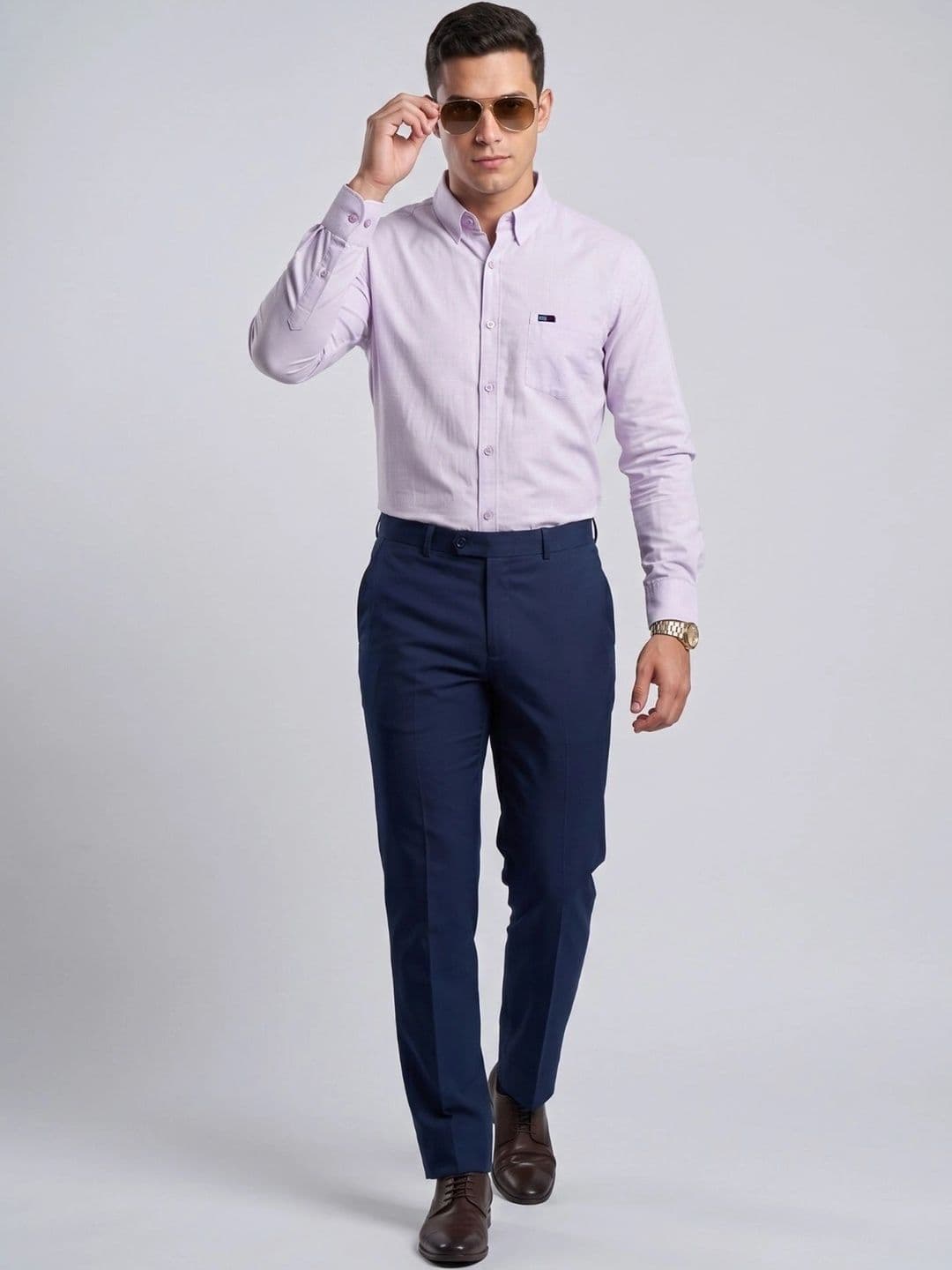 U.S. PITCHERS Men Modern Slim Fit Casual Shirt thumbnail 3