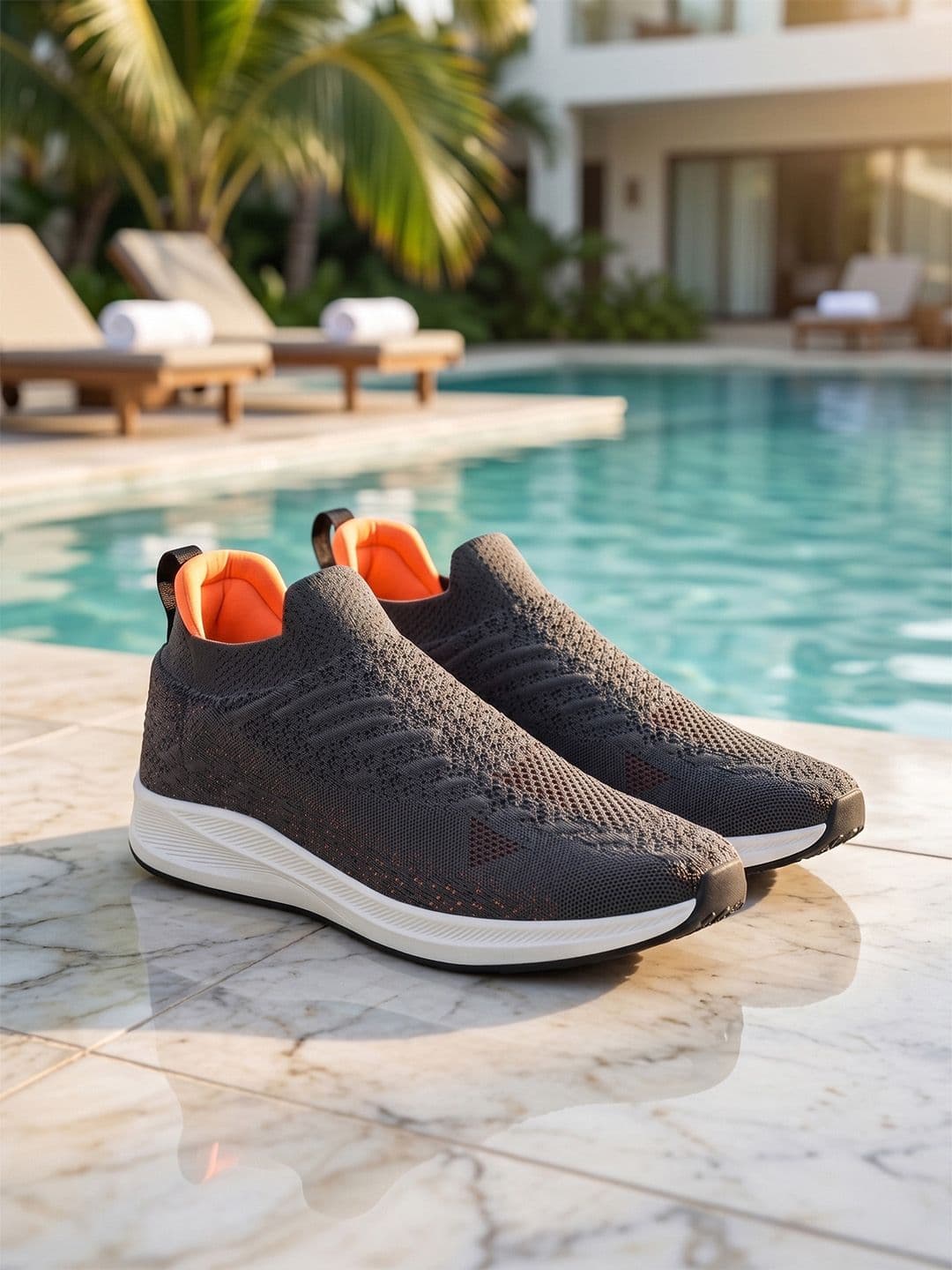 OFF LIMITS Men Textured Walking Slip-On Mesh Shoes thumbnail 6