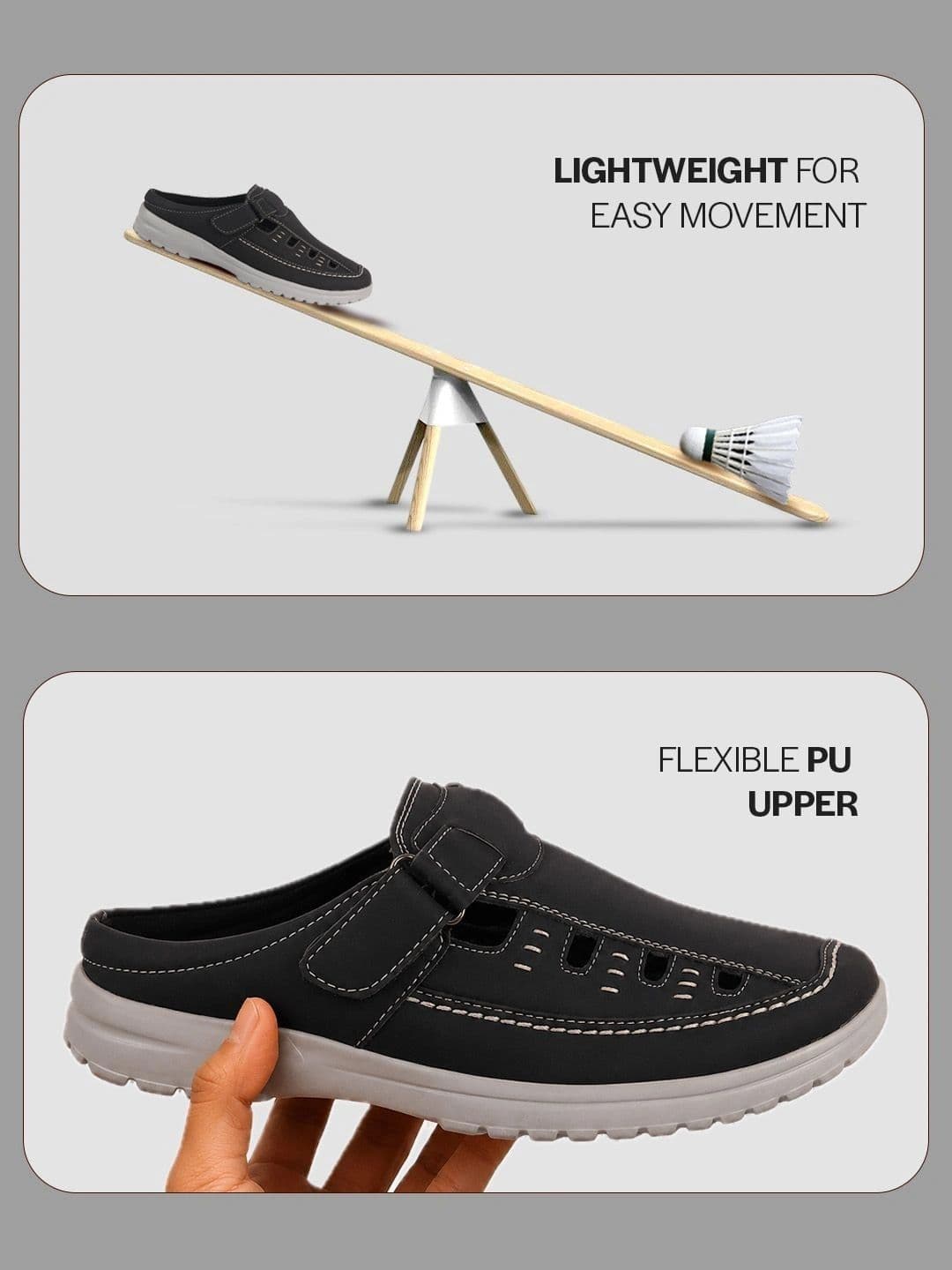 FAUSTO Men PU Shoe-Style Sandals thumbnail 2