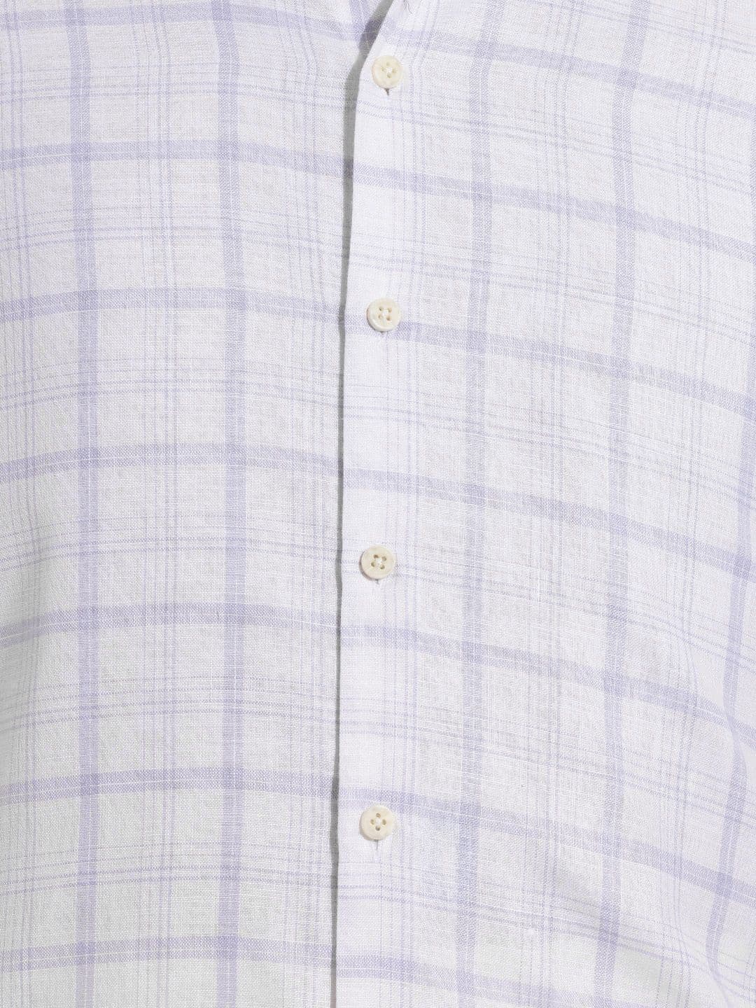 Roadster Life Co.Cotton Linen Checked Shirt thumbnail 4