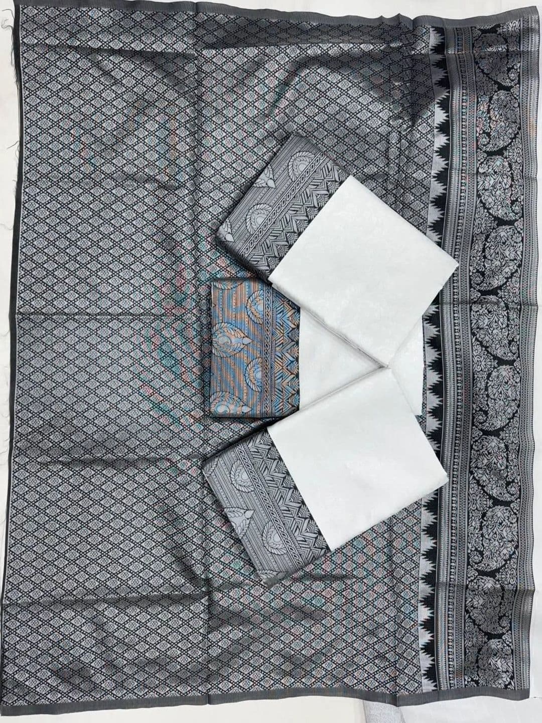 revika Woven Design Zari Art Silk Designer Kanjeevaram Saree thumbnail 7
