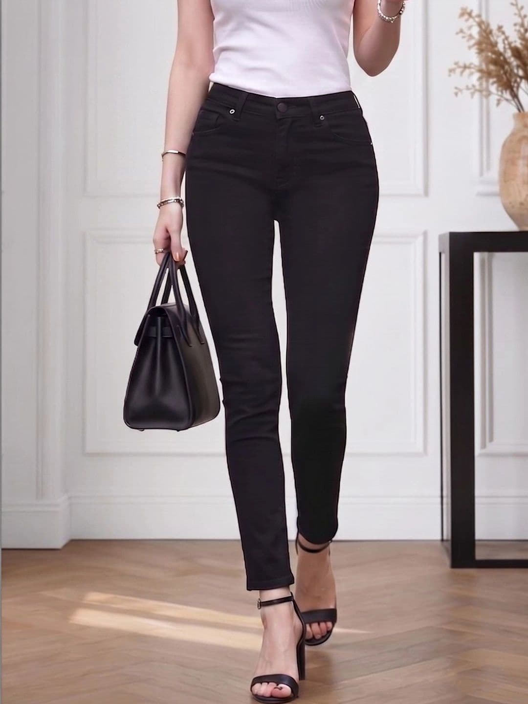 Style Quotient Women Classic Slim Fit High-Rise Stretchable Jeans - view 1