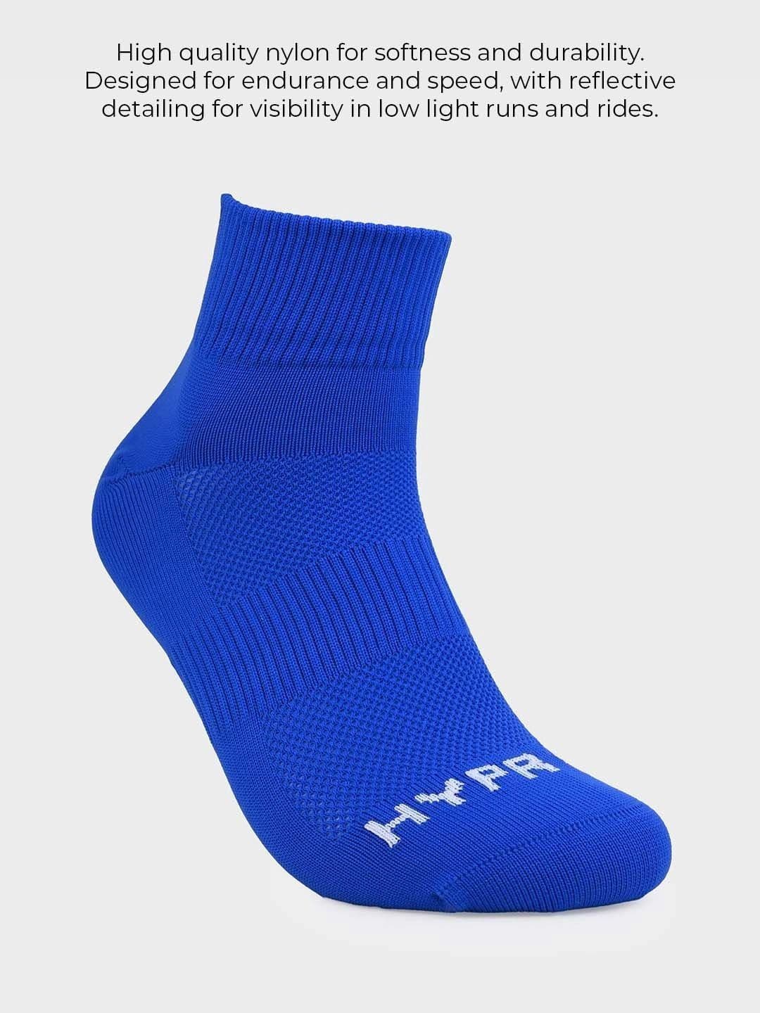 HYPR FIT Men Pack of 2 Multi Cotton Anti-Odour Compression Fit Socks thumbnail 2