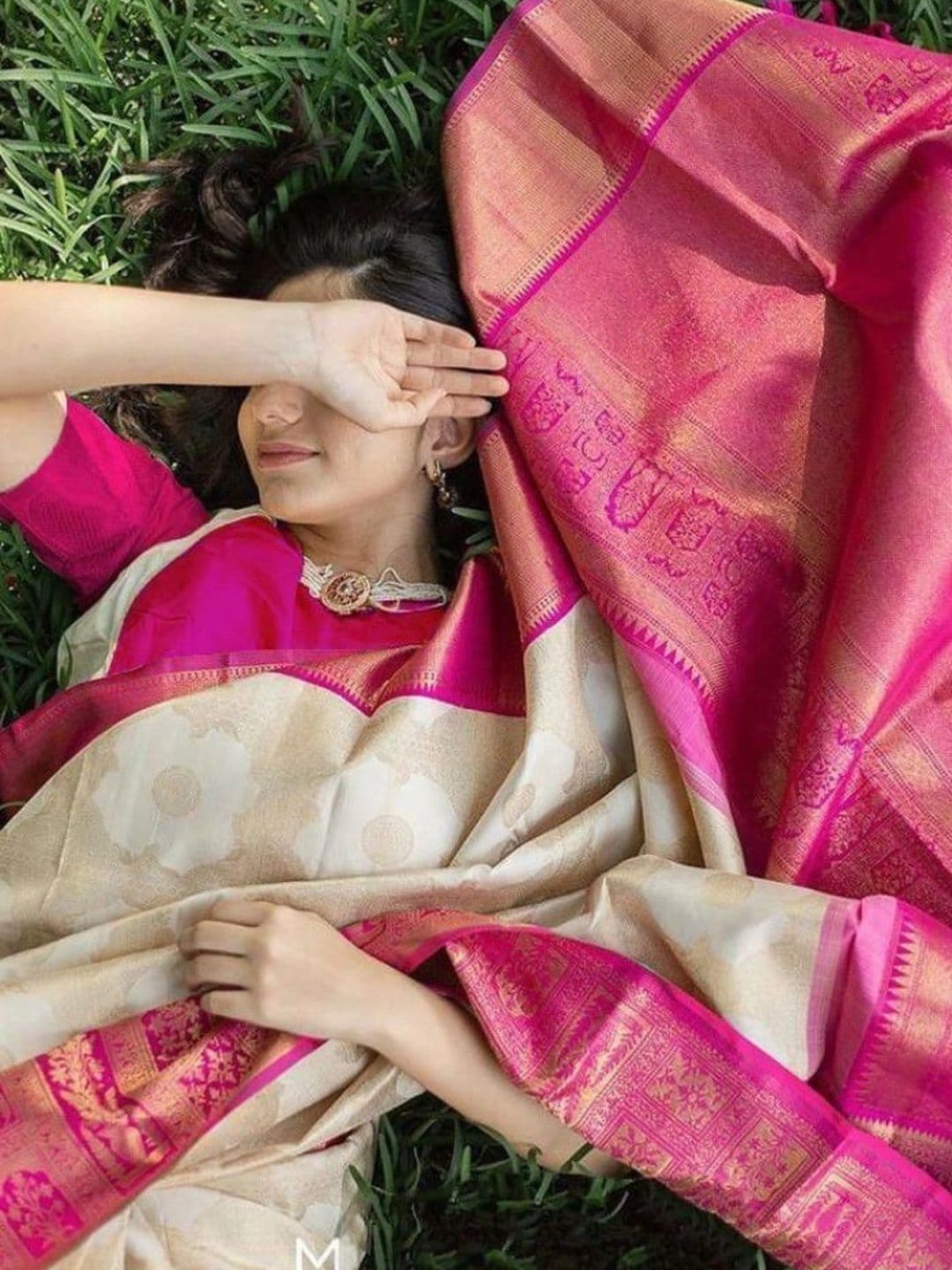 revika Woven Design Zari Art Silk Designer Kanjeevaram Saree - view 1
