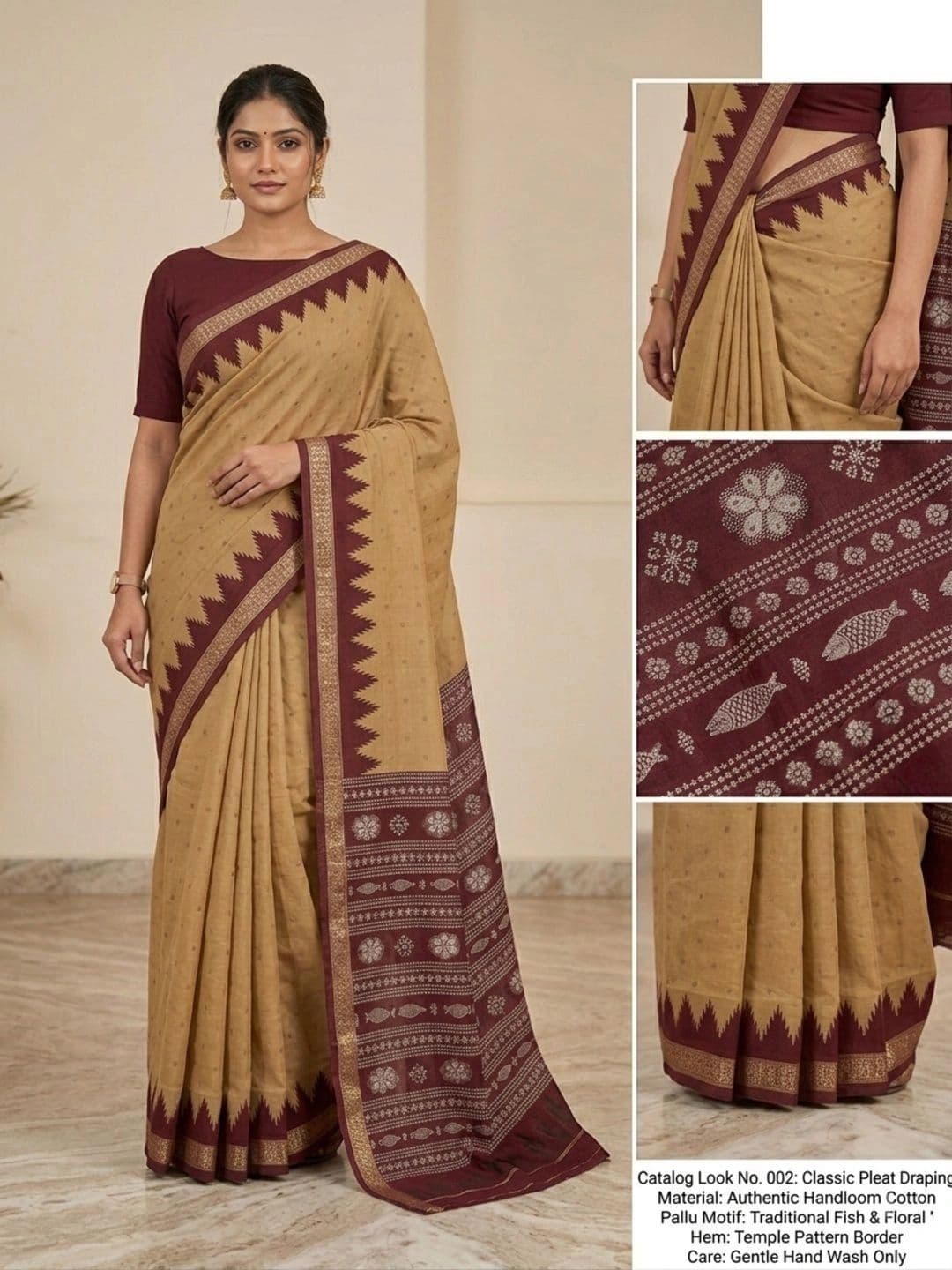 SHOPSILK Art Silk Sambalpuri Saree thumbnail 2