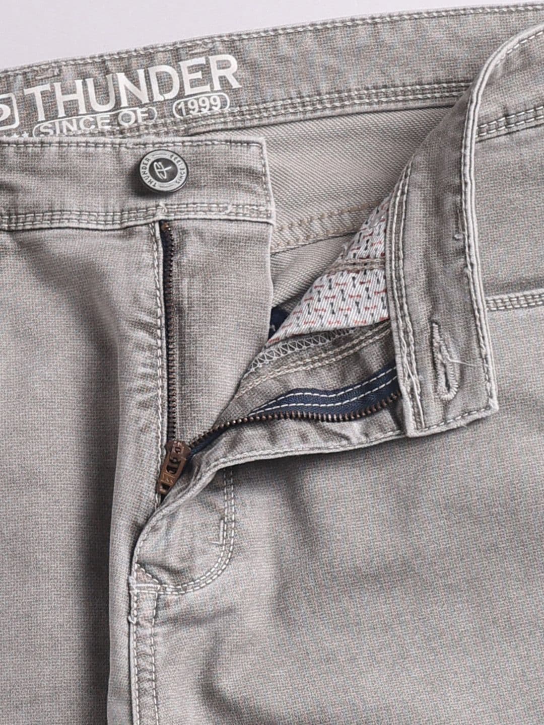 THUNDER JEANS Men Slim Fit Mid-Rise Stretchable Jeans thumbnail 2