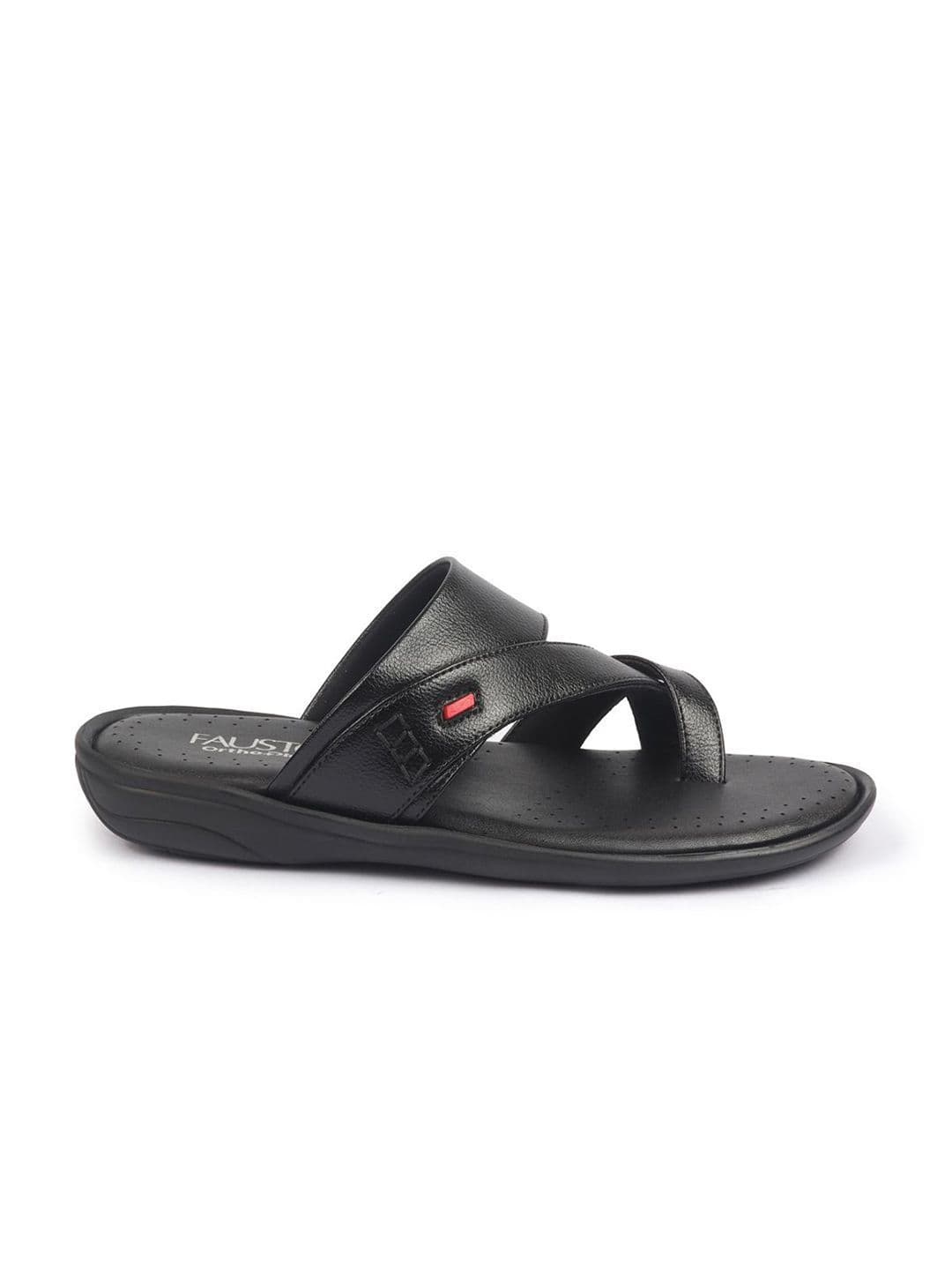 FAUSTO Men PU Slip-On Comfort Sandals thumbnail 5