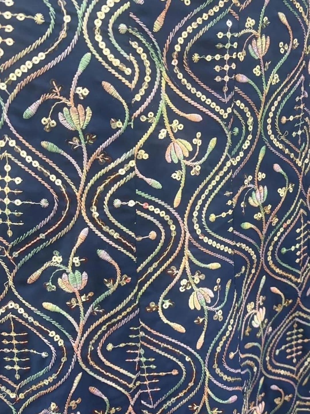 Indi Kal Embroidered Sequinned Ready to Wear Lehenga & Blouse With Dupatta thumbnail 4