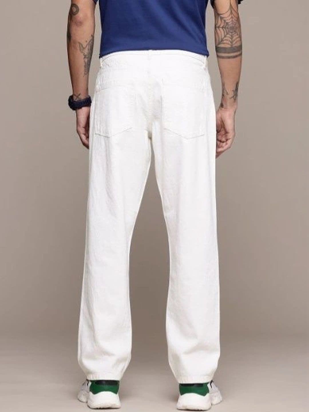 PINKLIT Men Straight Fit Mid-Rise Jeans thumbnail 4