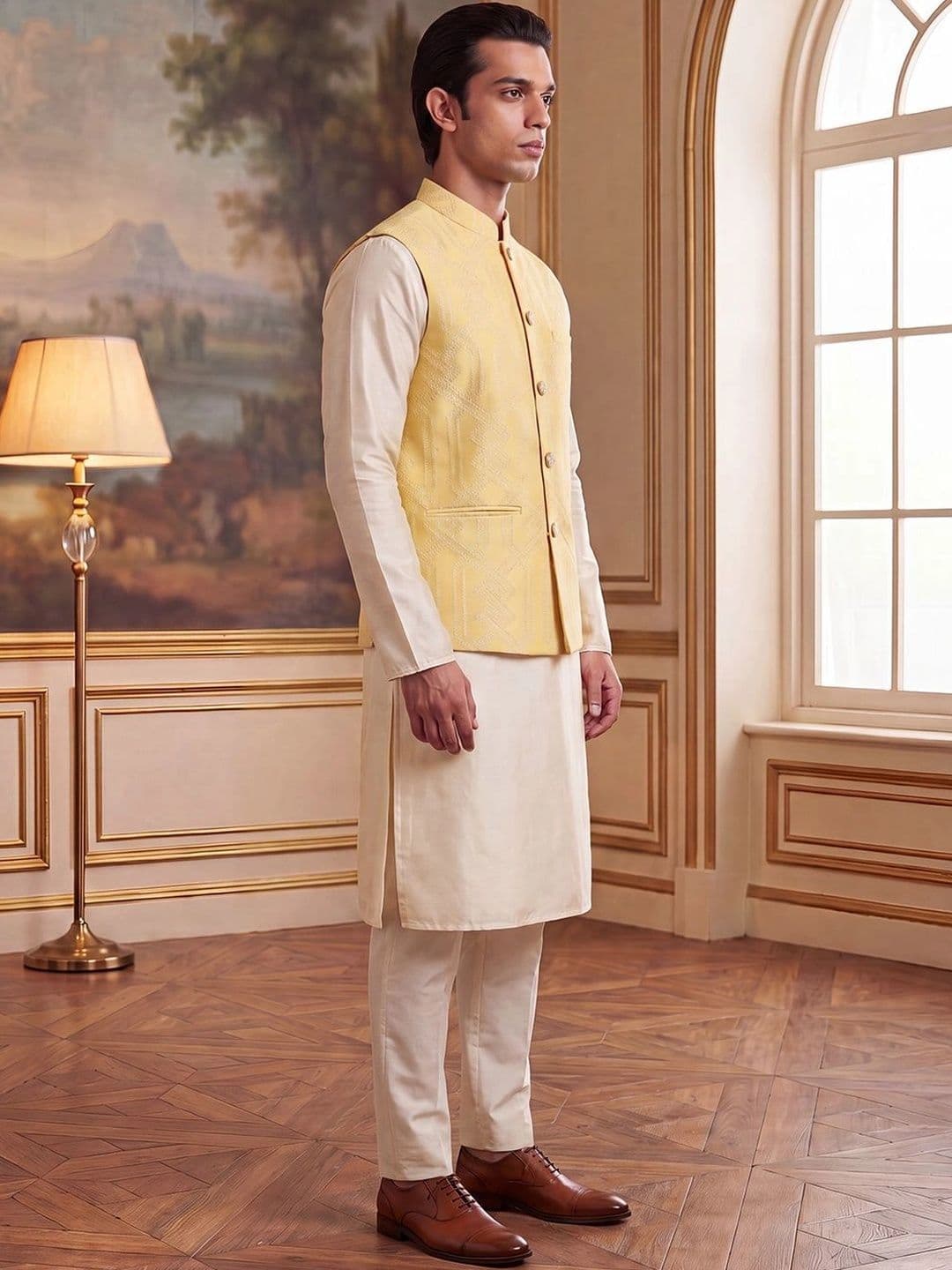 House of Pataudi Jacquard Woven Design Koti thumbnail 7
