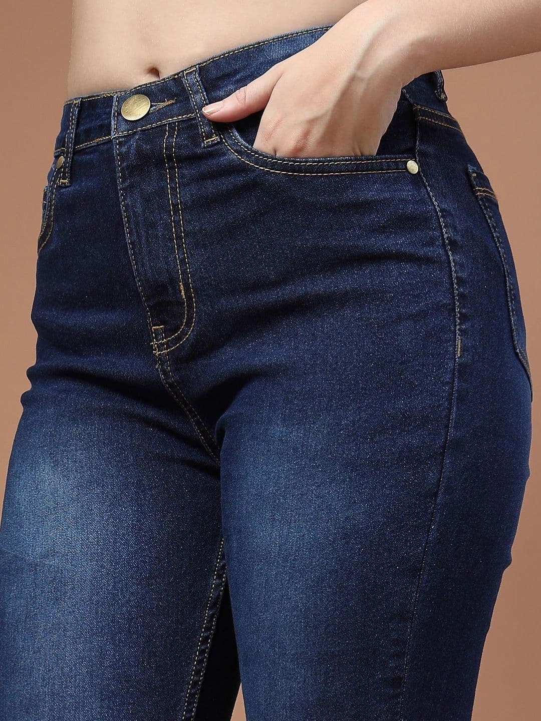 Style Quotient Women Classic Slim Fit High-Rise Stretchable Jeans thumbnail 2