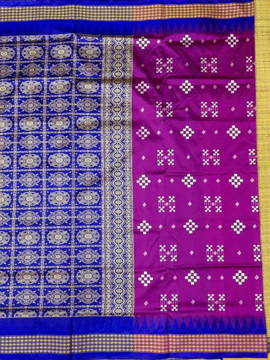 SHOPSILK Zari Art Silk Sambalpuri Saree thumbnail 6