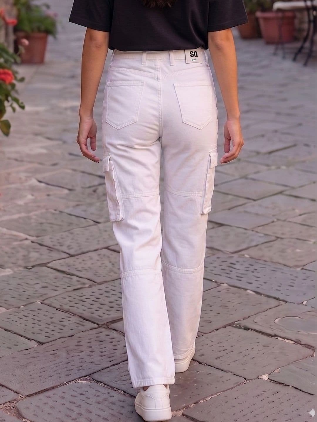 Style Quotient Women Classic Straight Fit High-Rise Jeans thumbnail 4