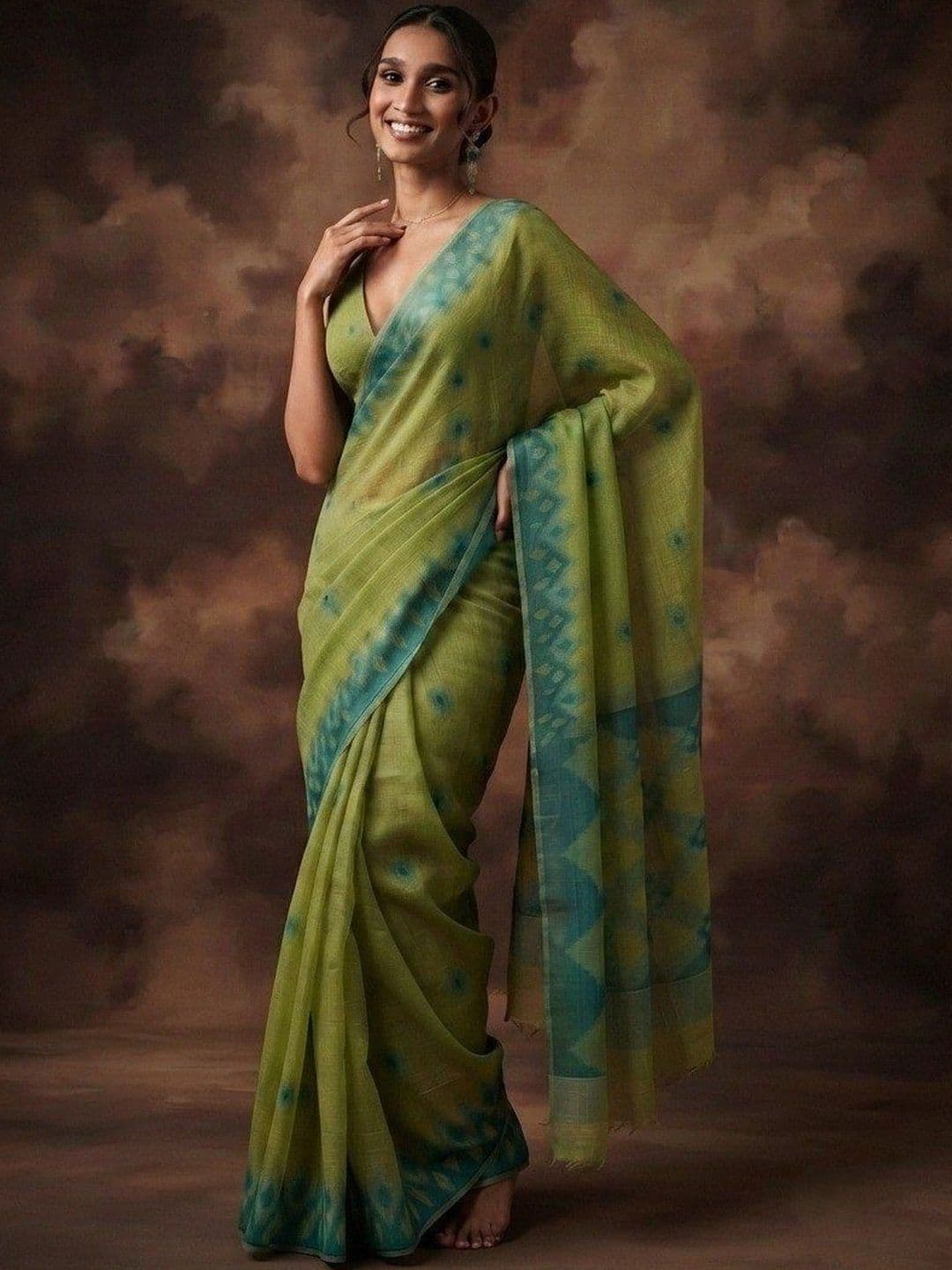 RUNAYA NX Chanderi Saree thumbnail 5