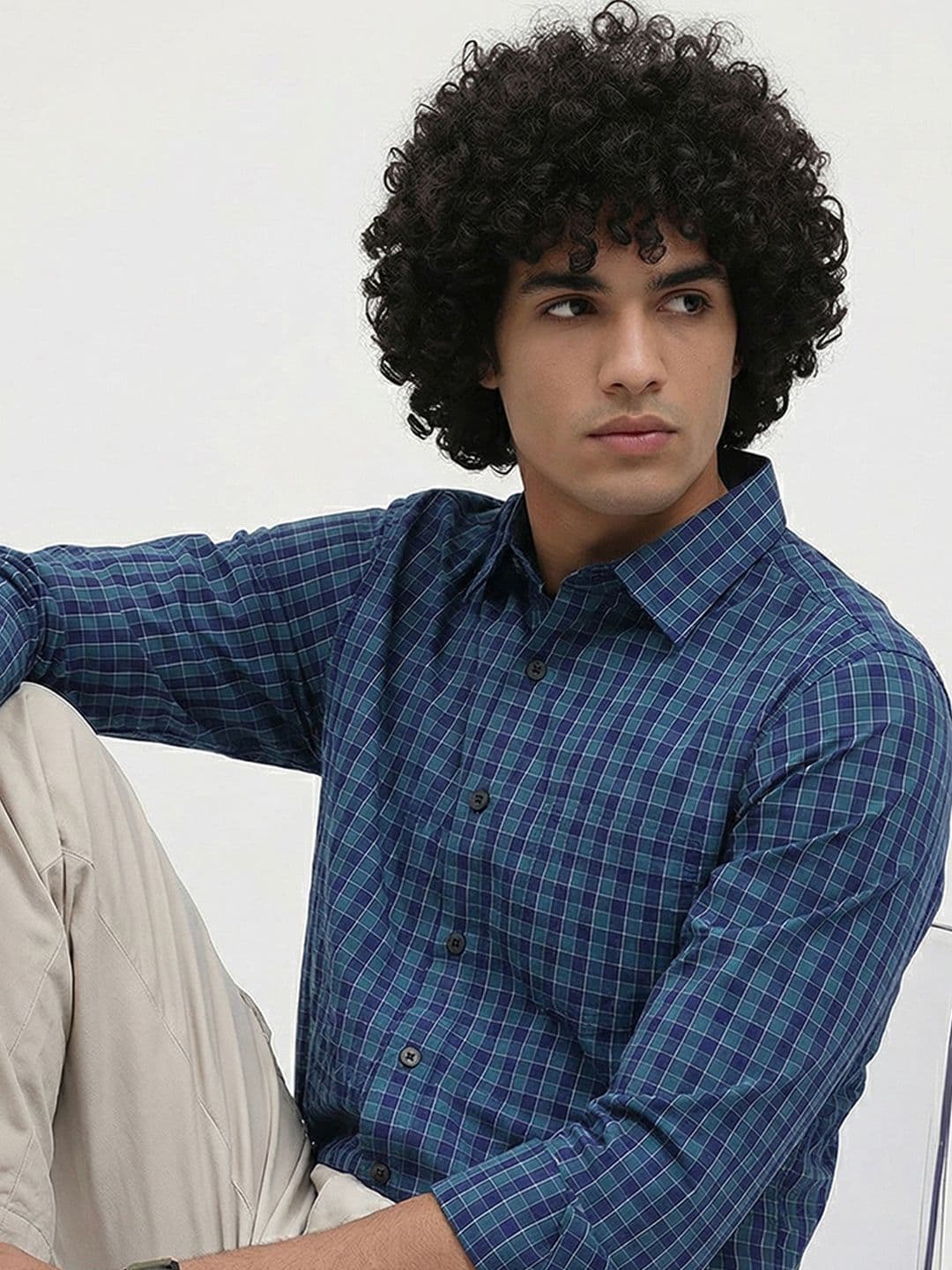Roadster Life Co. Soft Touch Checked Casual Shirt - view 1