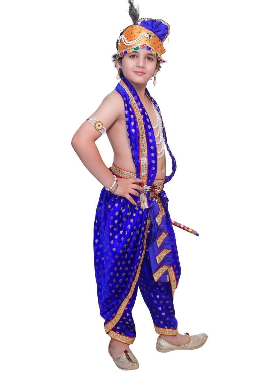 Kaku Fancy dresses Unisex Kids Embellished Top with Dhoti Pants thumbnail 2