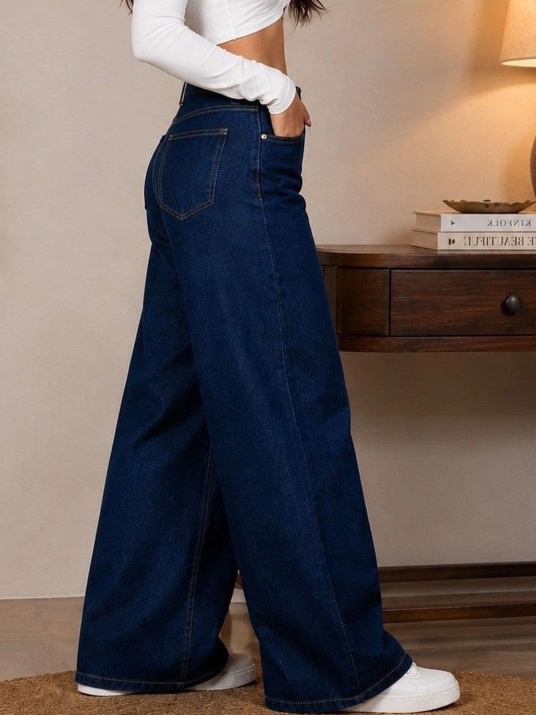 DENIMLOOK Women Flared High-Rise Jeans thumbnail 5