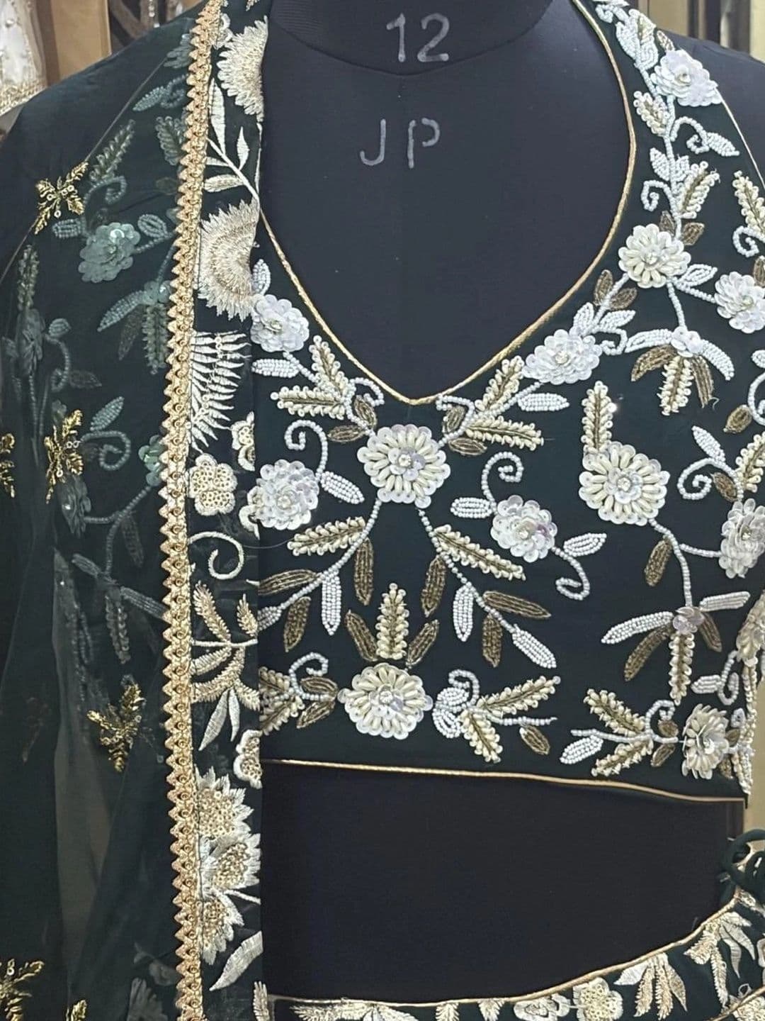Indi Kal Embroidered Ready to Wear Lehenga & Blouse With Dupatta thumbnail 5