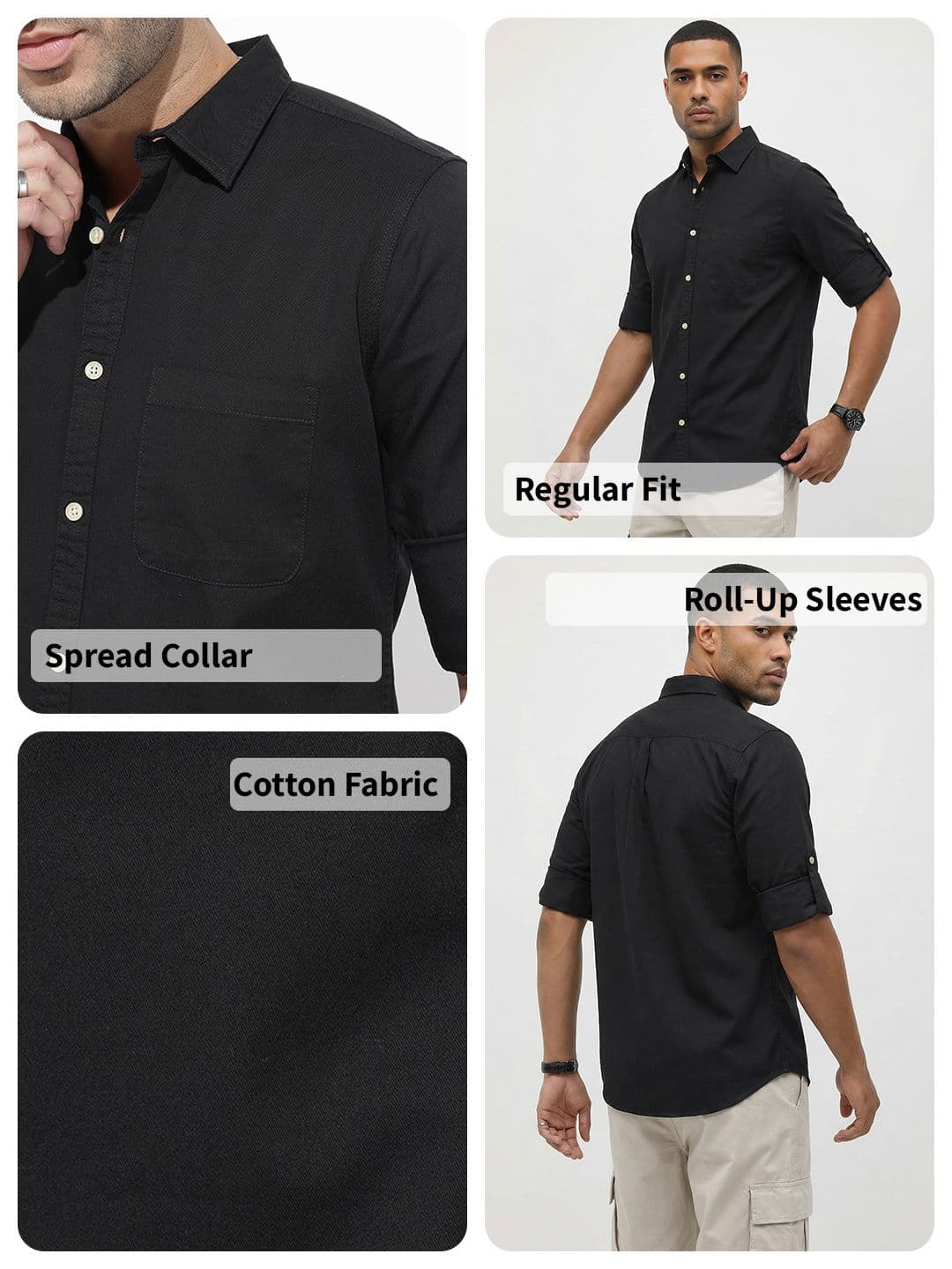 Roadster Life Co. Easy Drape Cotton Shirt thumbnail 5