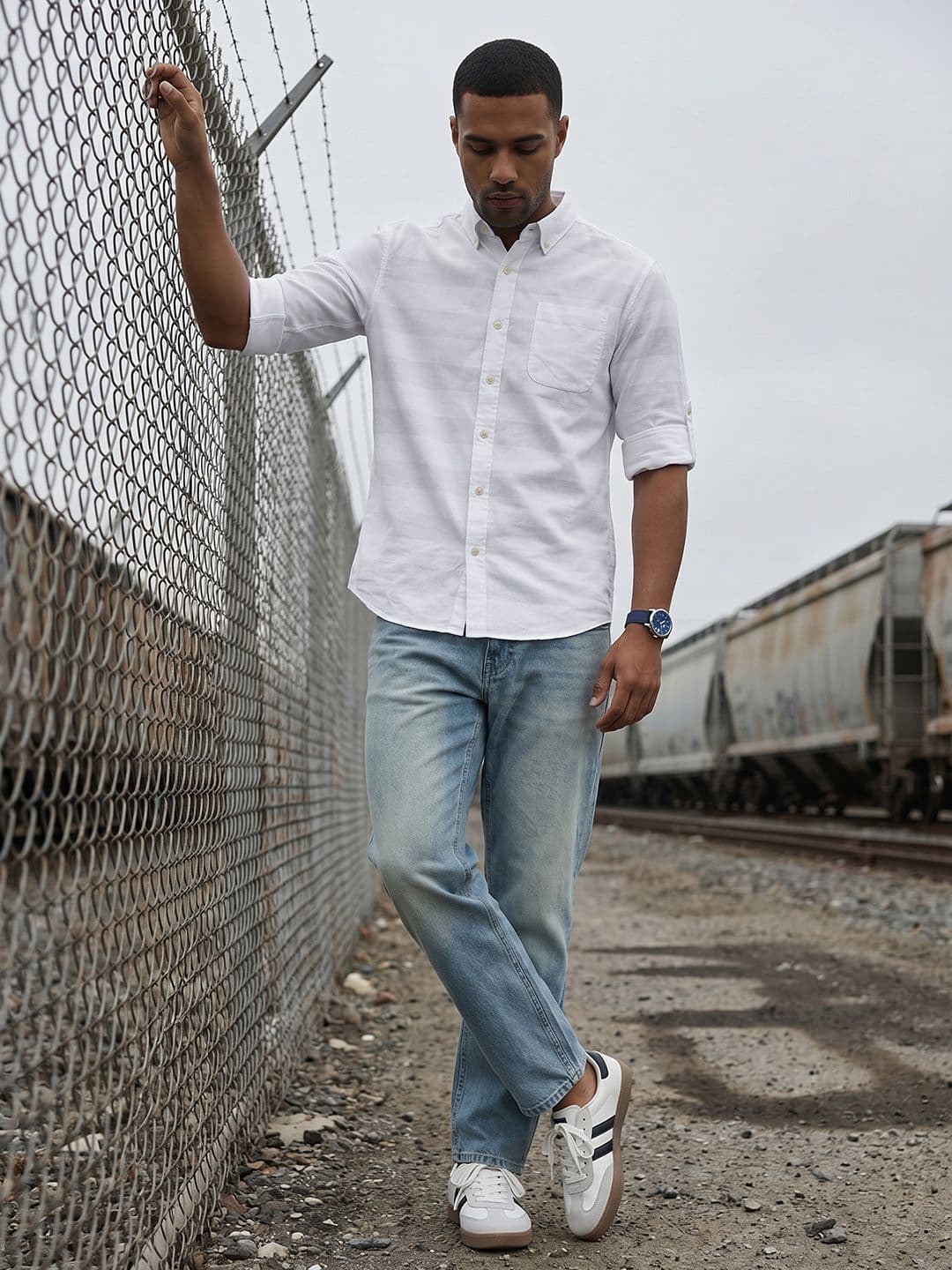 Roadster Life Co. Premium Textured Shirt thumbnail 6