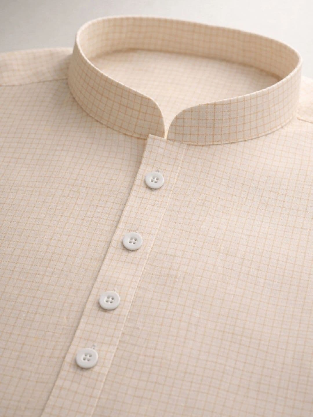 Anouk Men Checked Kurta thumbnail 7