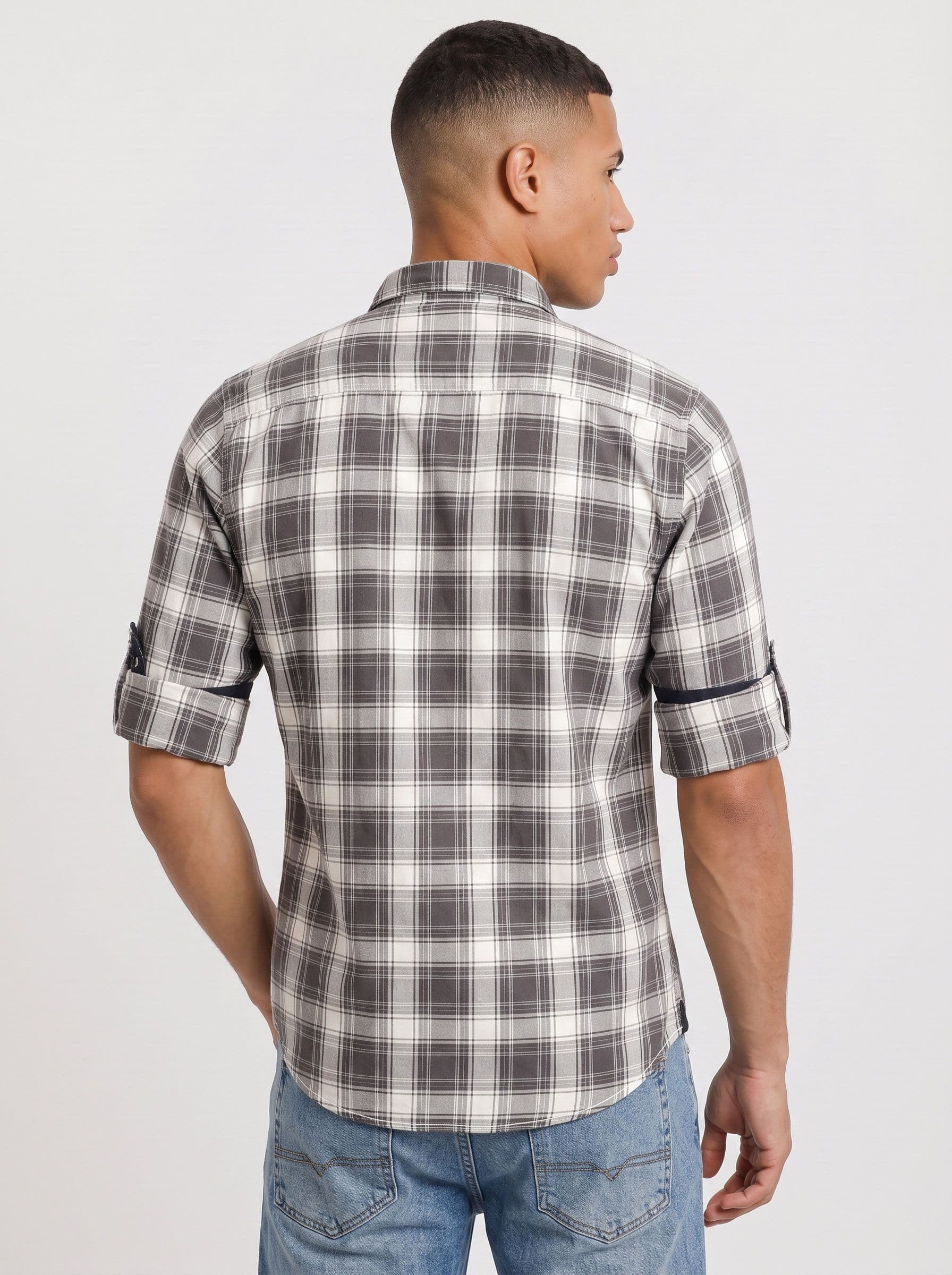 Roadster Life Co. Soft Touch Twill Plaid Casual Shirt thumbnail 3